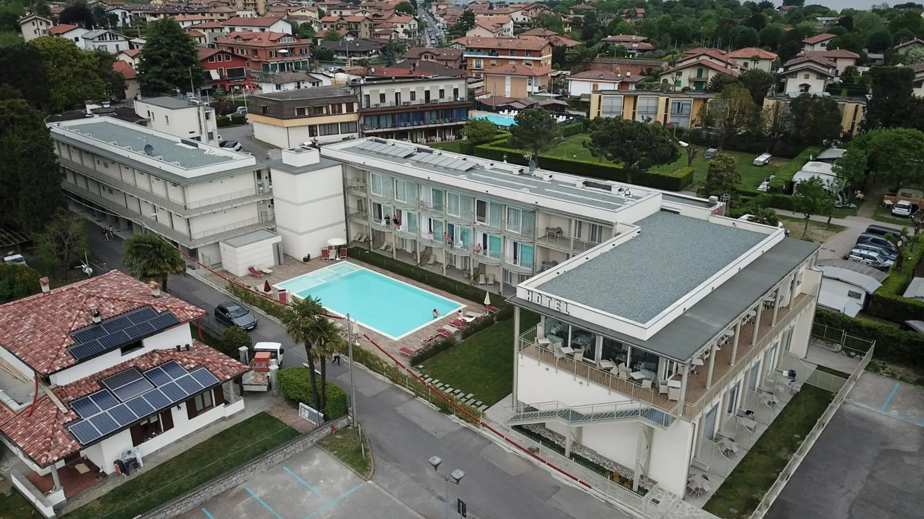 Bird's eye view, Bird's-eye View in Hotel Vischi