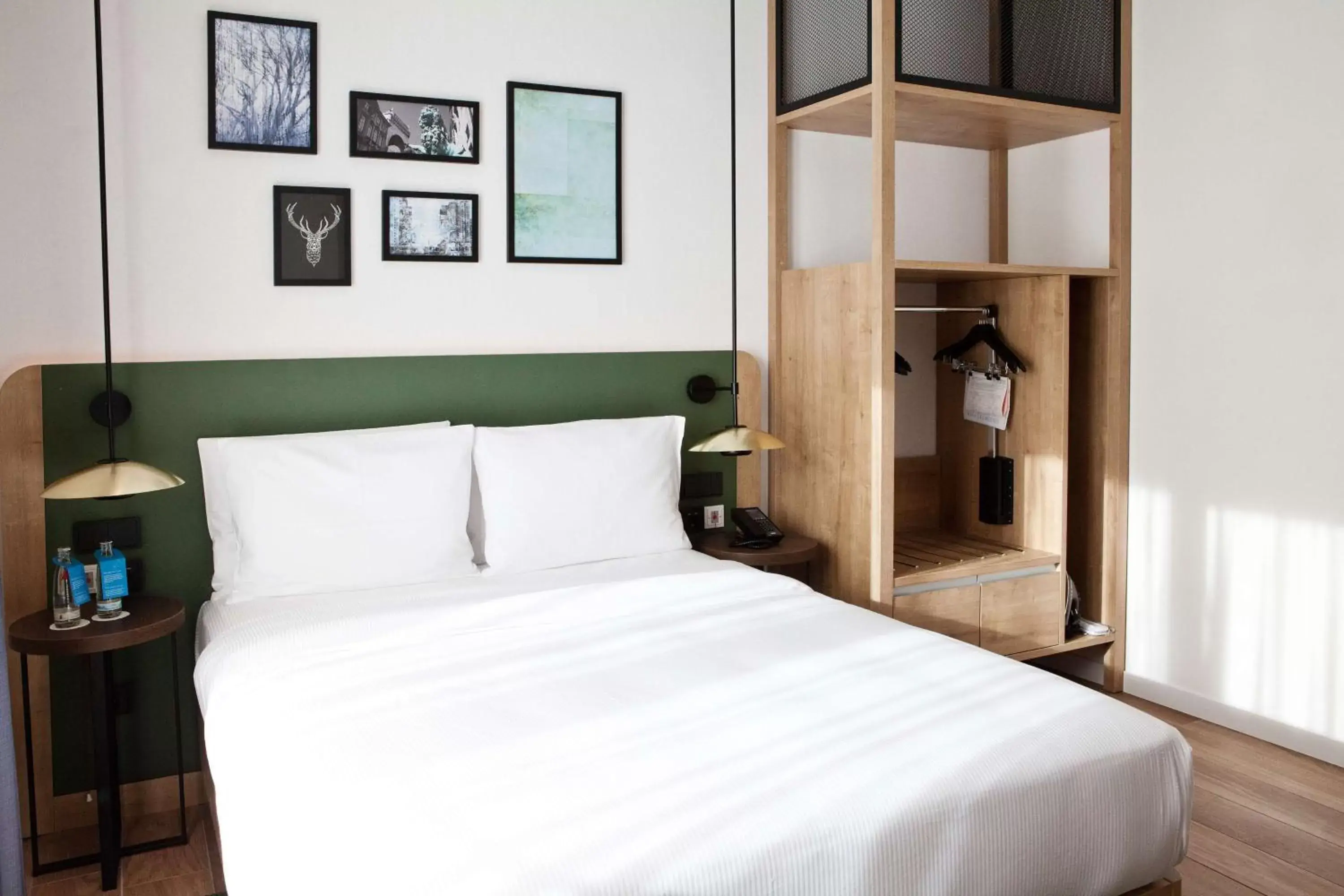 Bed in Hilton Garden Inn Munich Messe Bed in Hilton Garden Inn Munich Messe