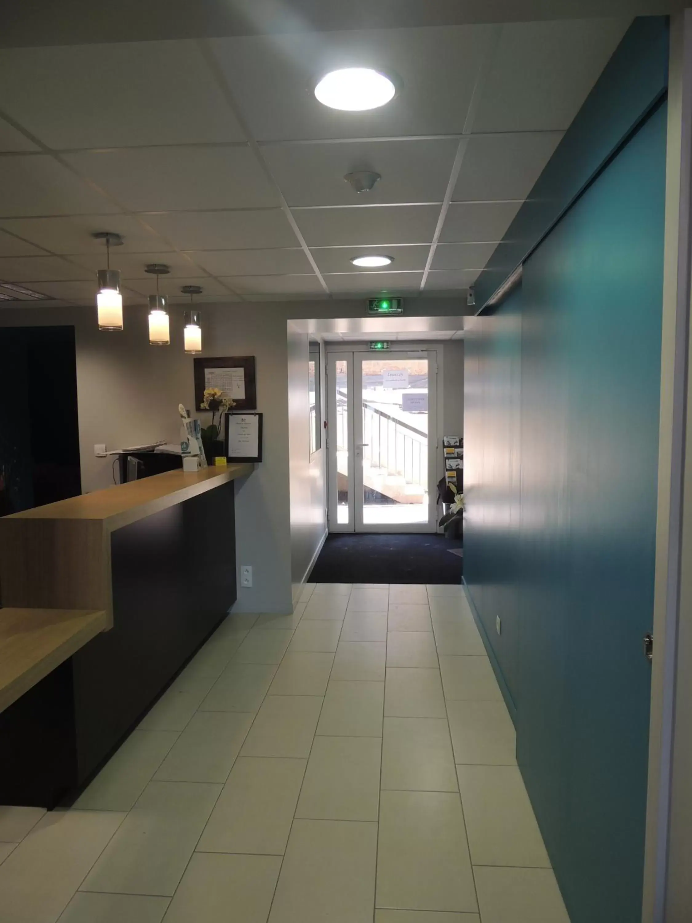 Lobby or reception in Logis Hôtel Ker Mor Lobby or reception in Logis Hôtel Ker Mor