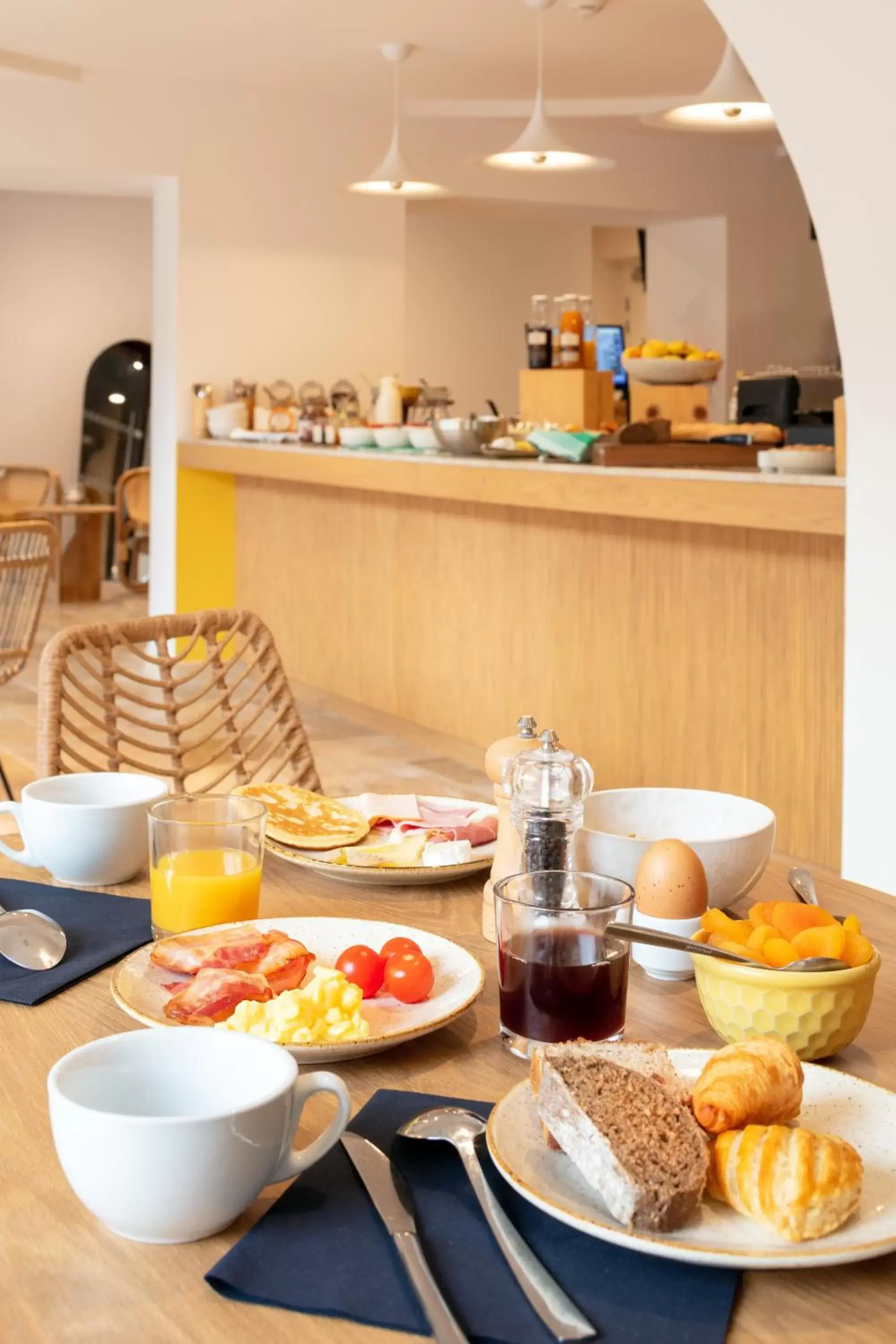 Buffet breakfast, Breakfast in Hôtel Escaletto