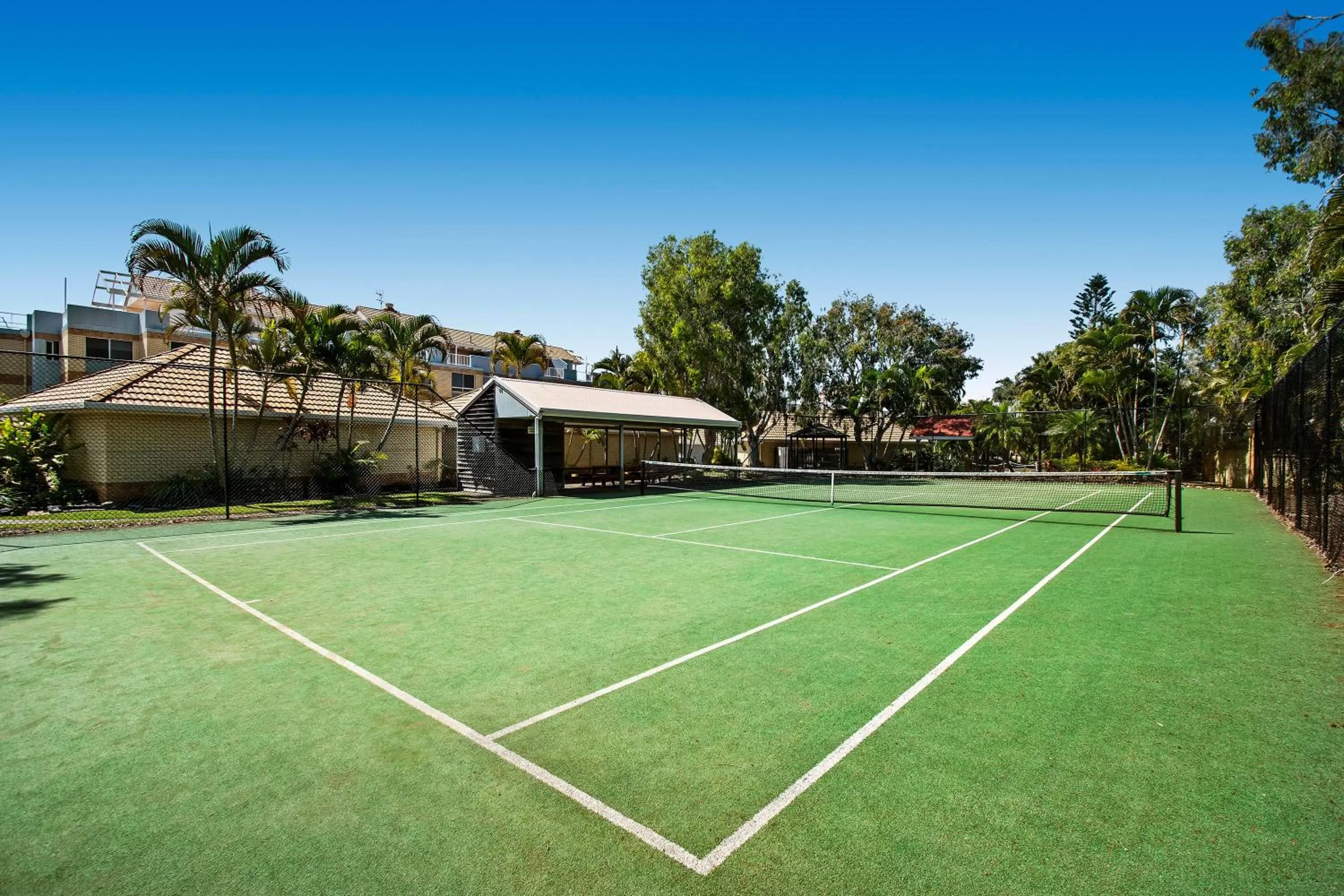 Tennis court in BreakFree Great Sandy Straits