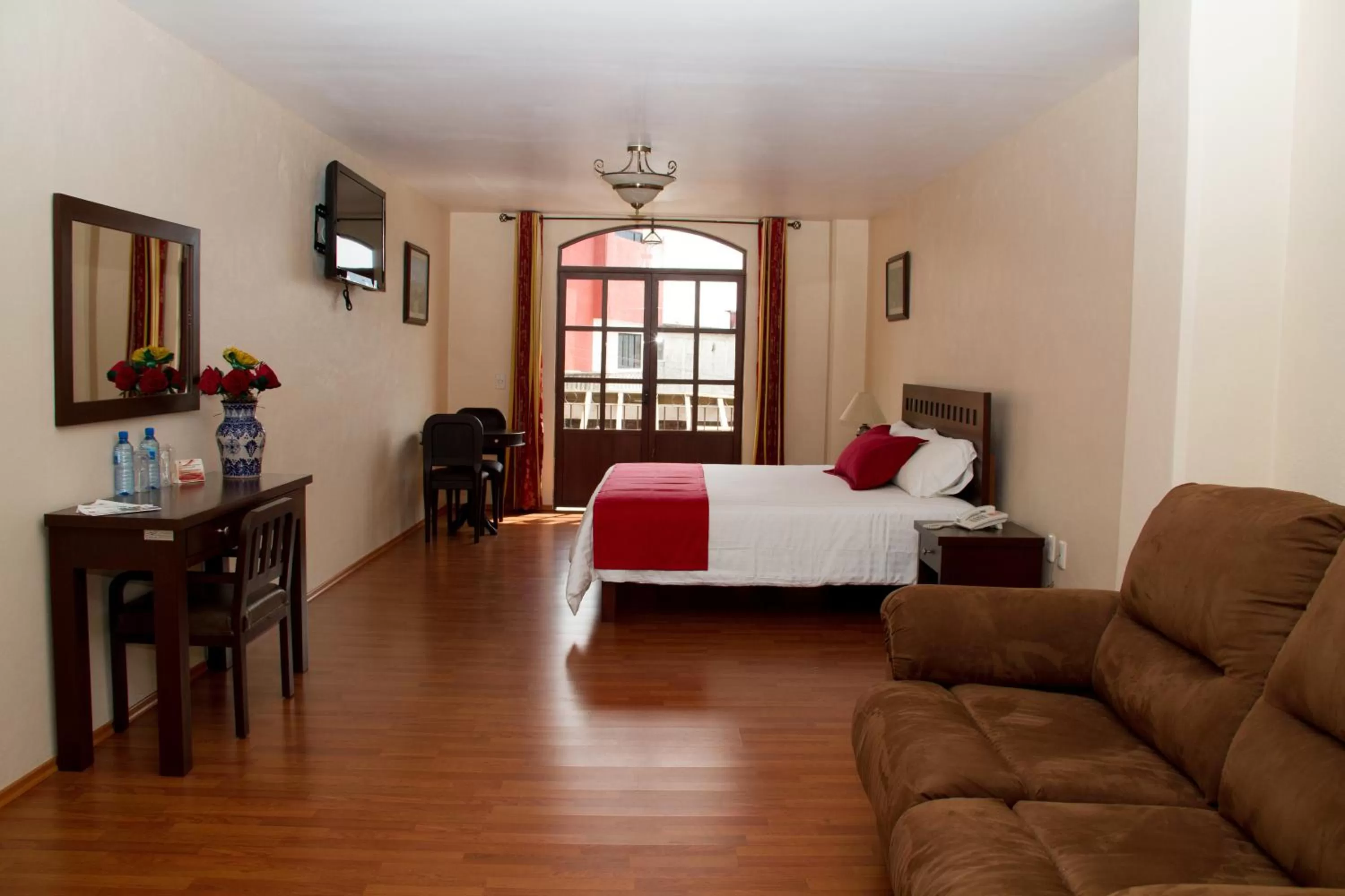 Bed in Hotel Plaza San Carlos