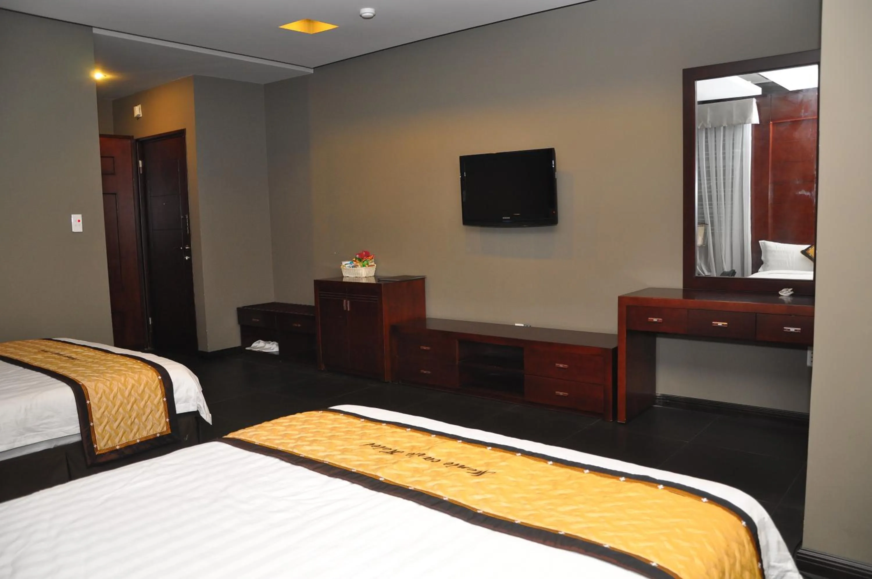 Bed in Monte Carlo Hotel Hai Phong