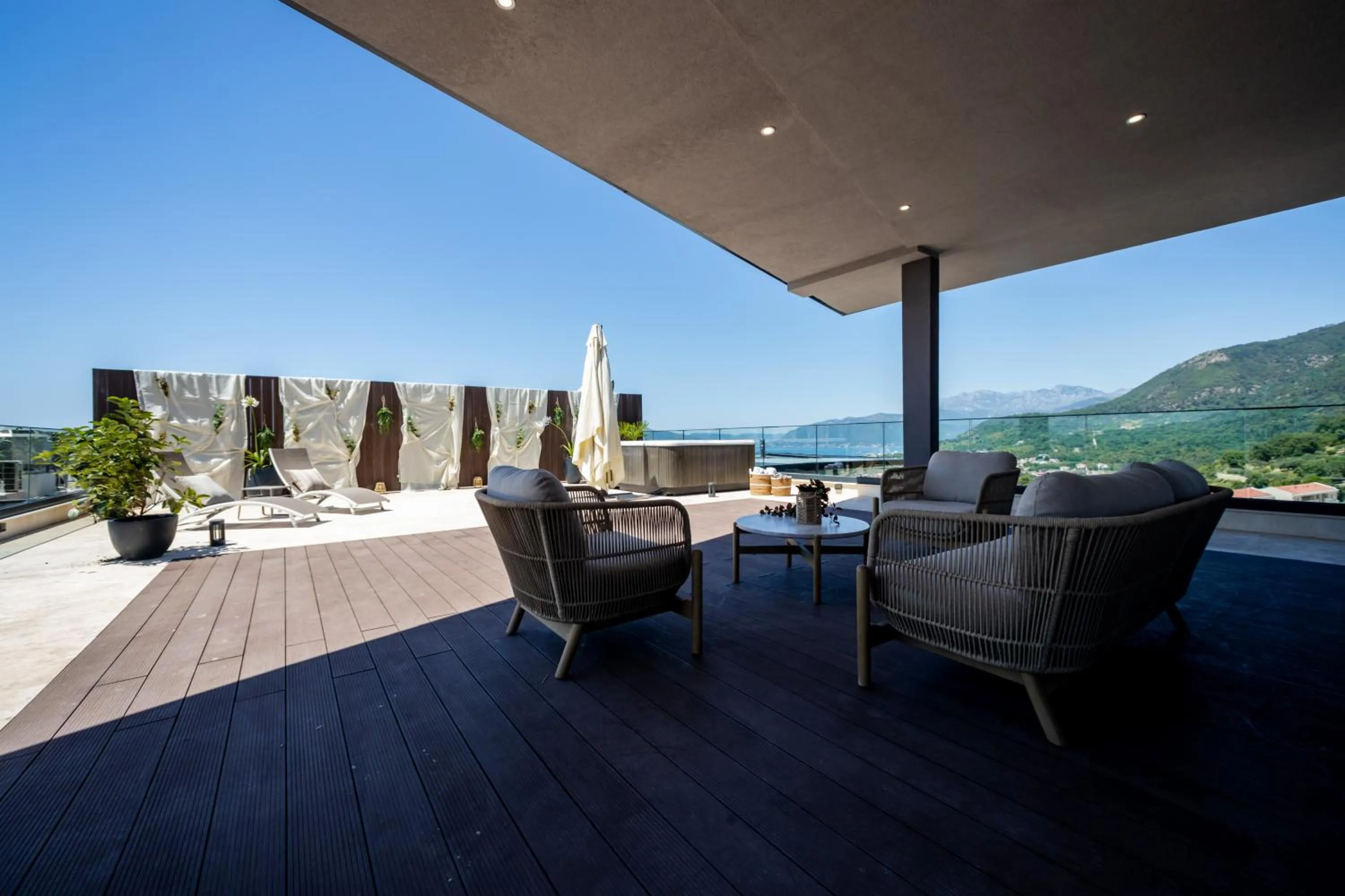 Patio in Royal Blue Resort & Residences