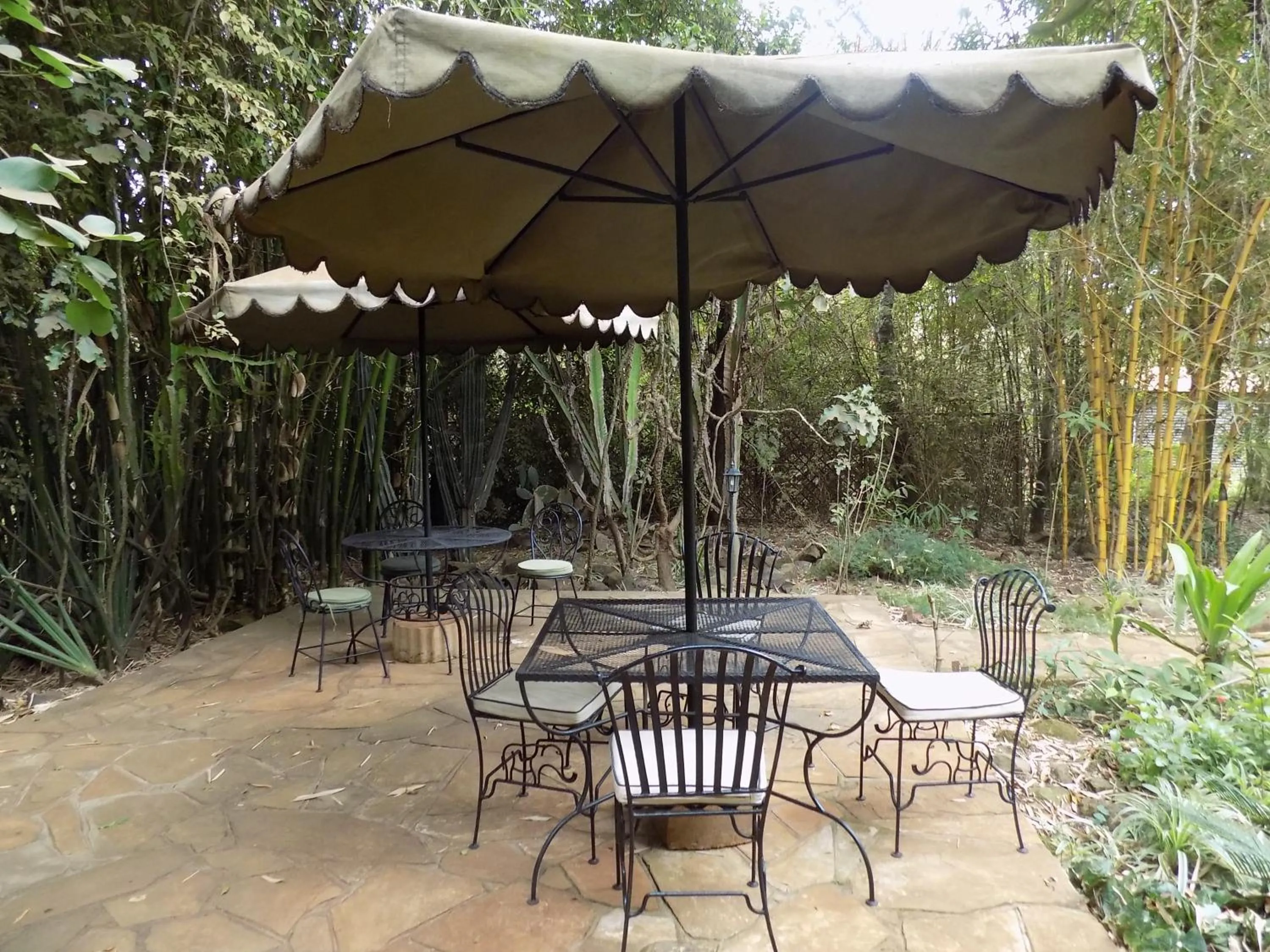 Patio in Octagon Lodge