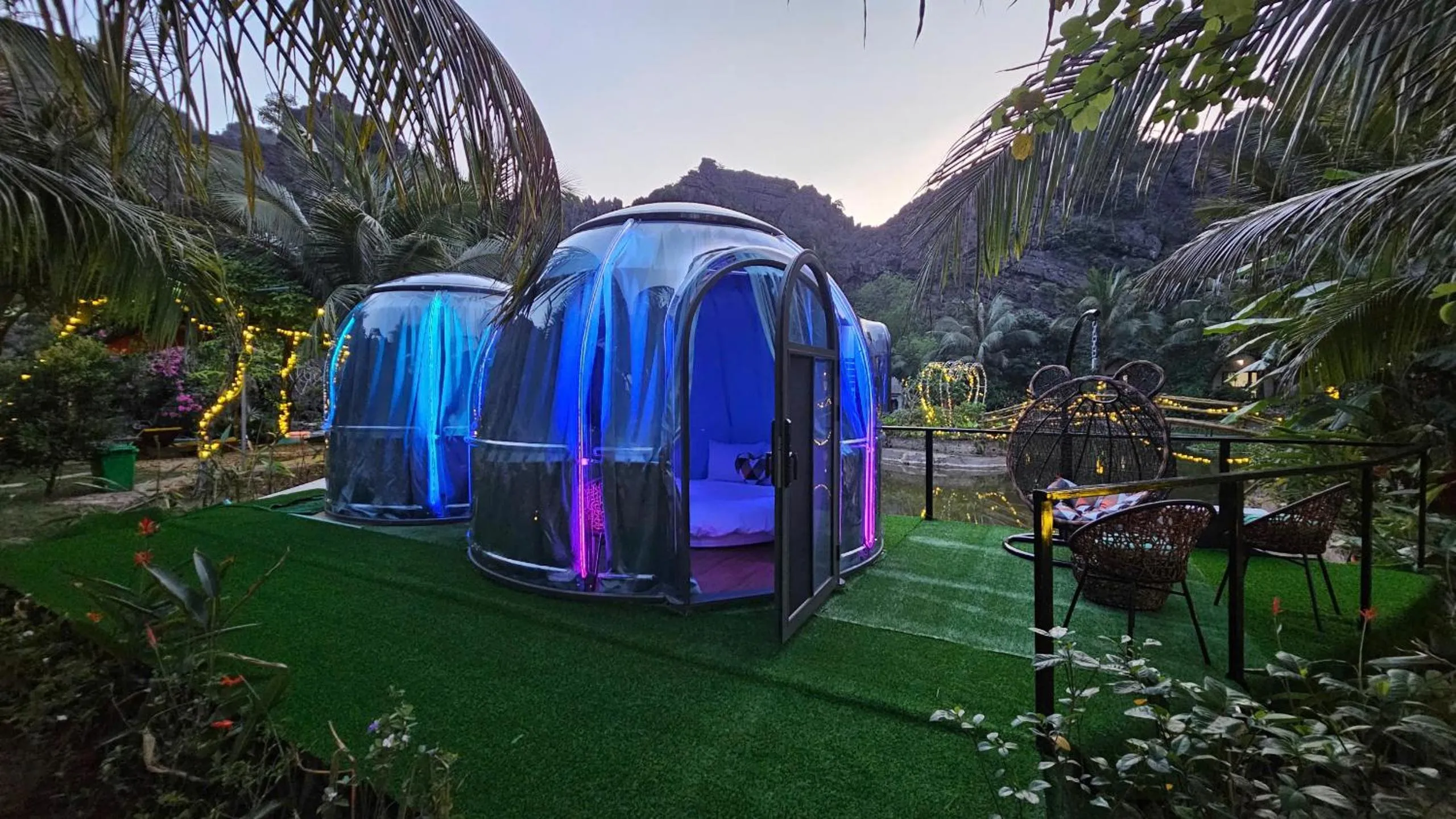 Garden view in Fairy Mountain Retreat