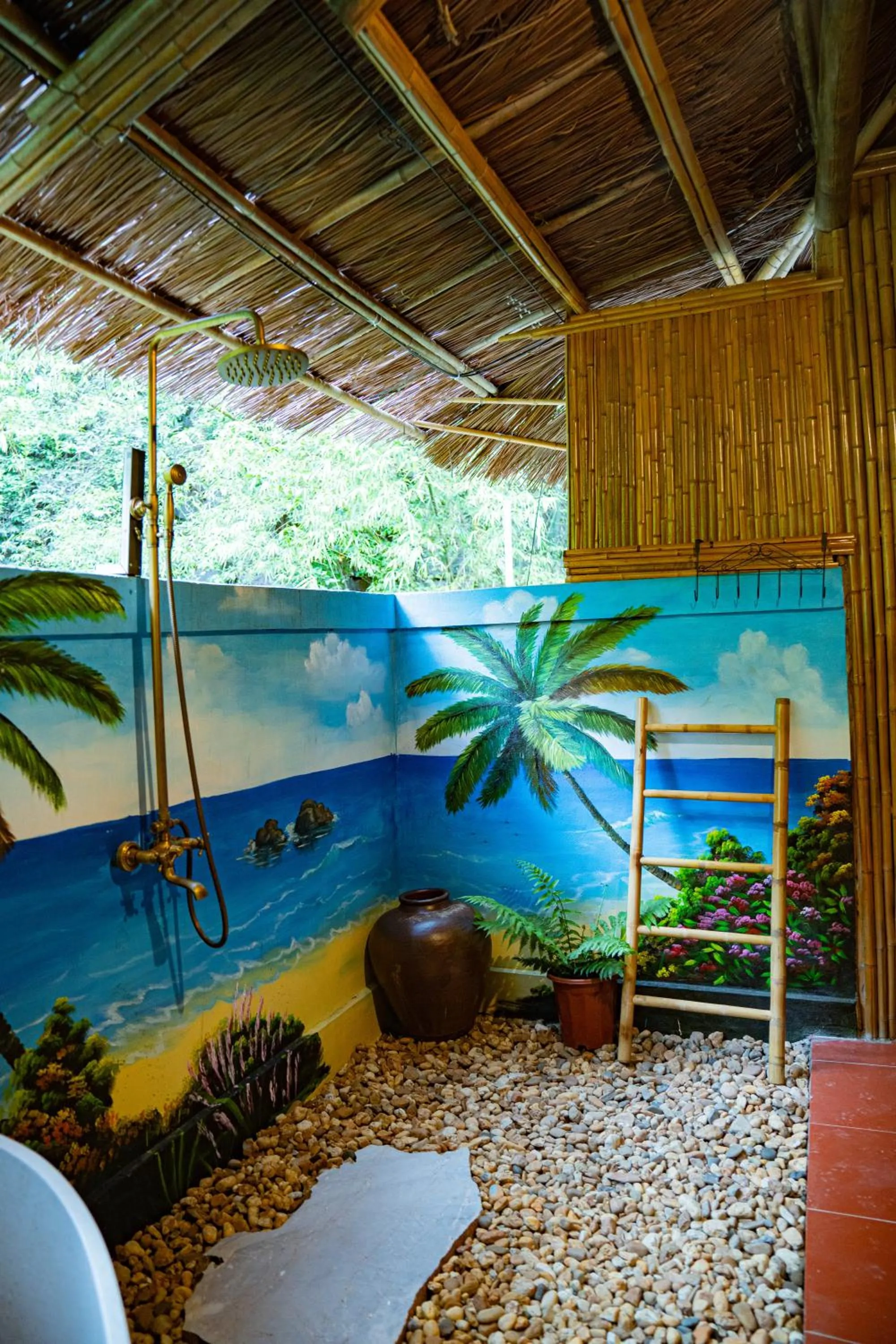 Open Air Bath in Fairy Mountain Retreat