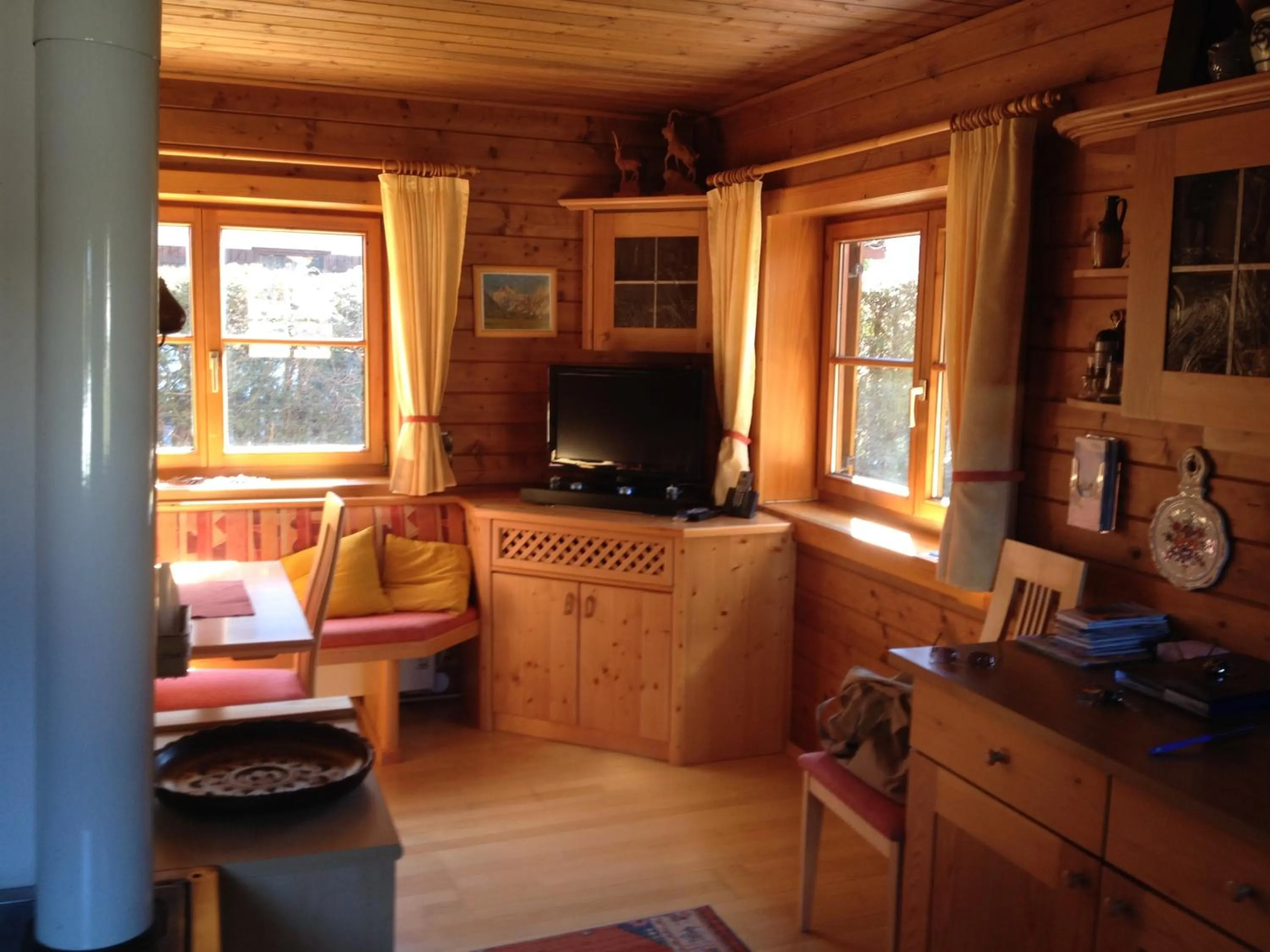 Living room in Ferienhaus Zirmheim