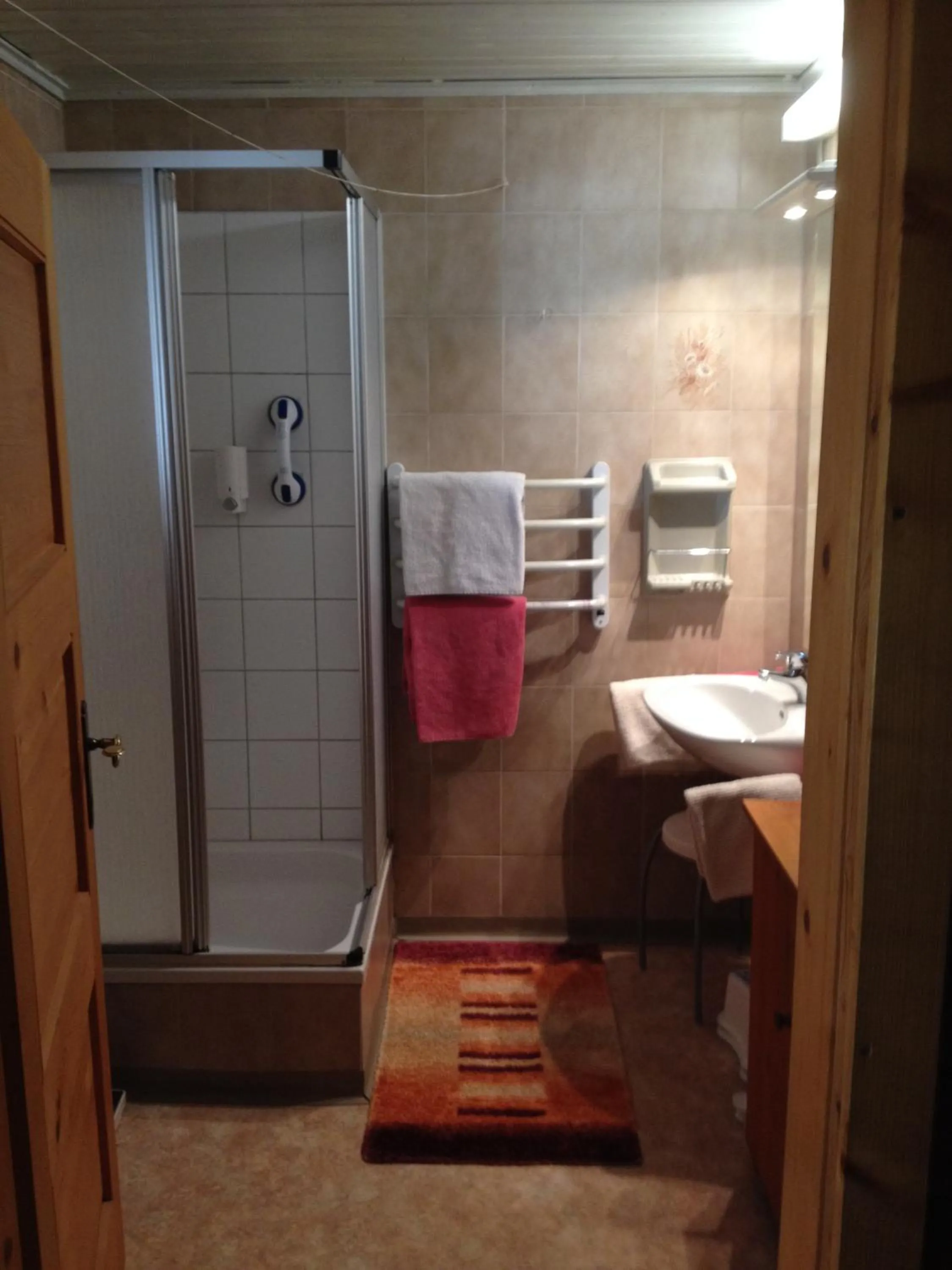 Bathroom in Ferienhaus Zirmheim