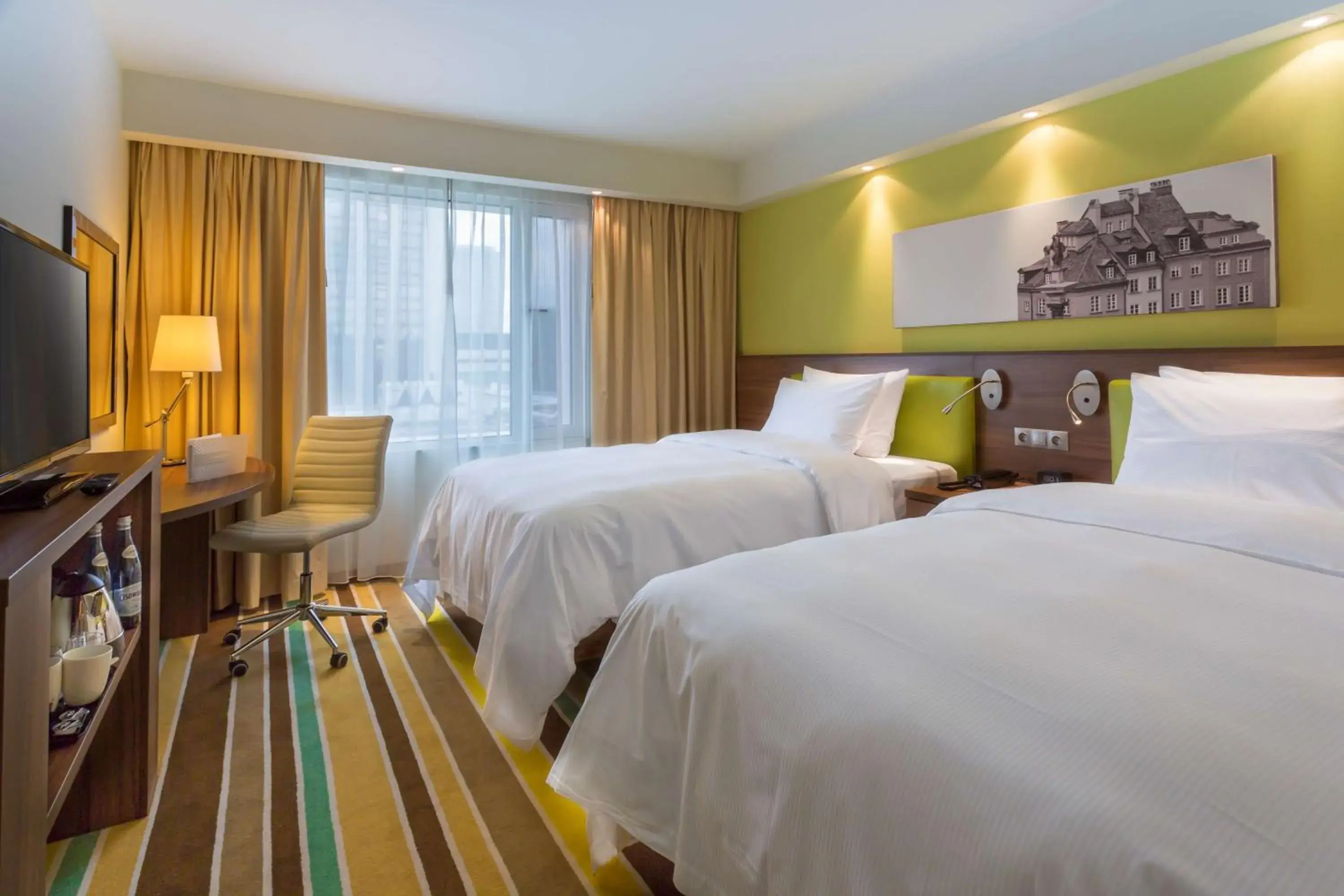 Bed in Hampton by Hilton Warsaw City Centre Bed in Hampton by Hilton Warsaw City Centre