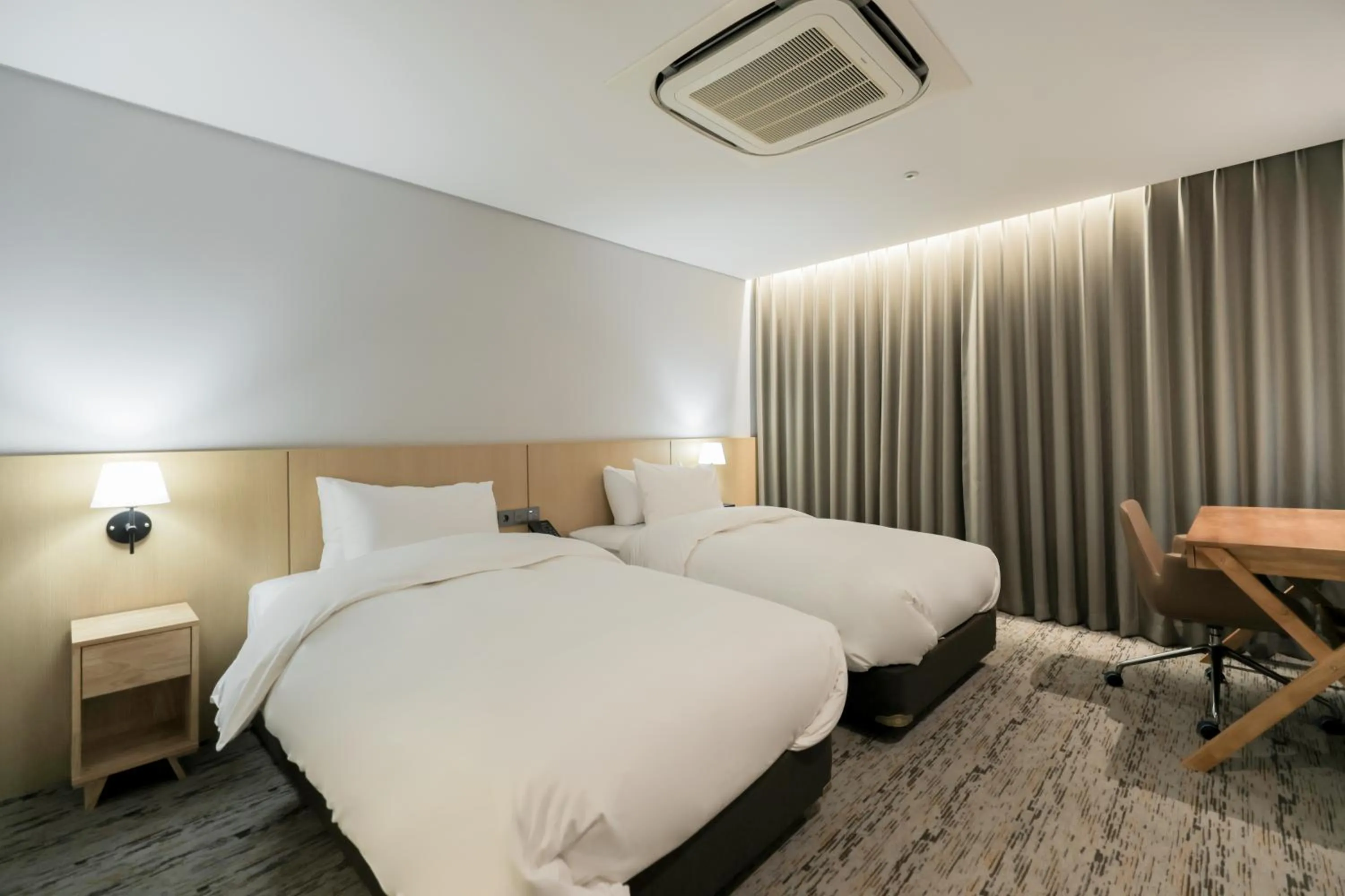 Bed in Aank Hotel Incheon Guwol