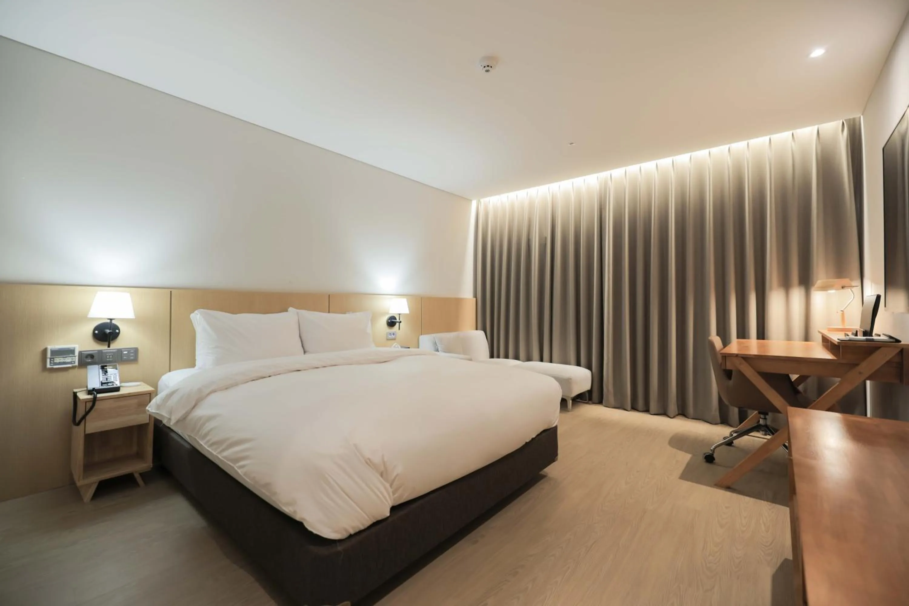 Bed in Aank Hotel Incheon Guwol