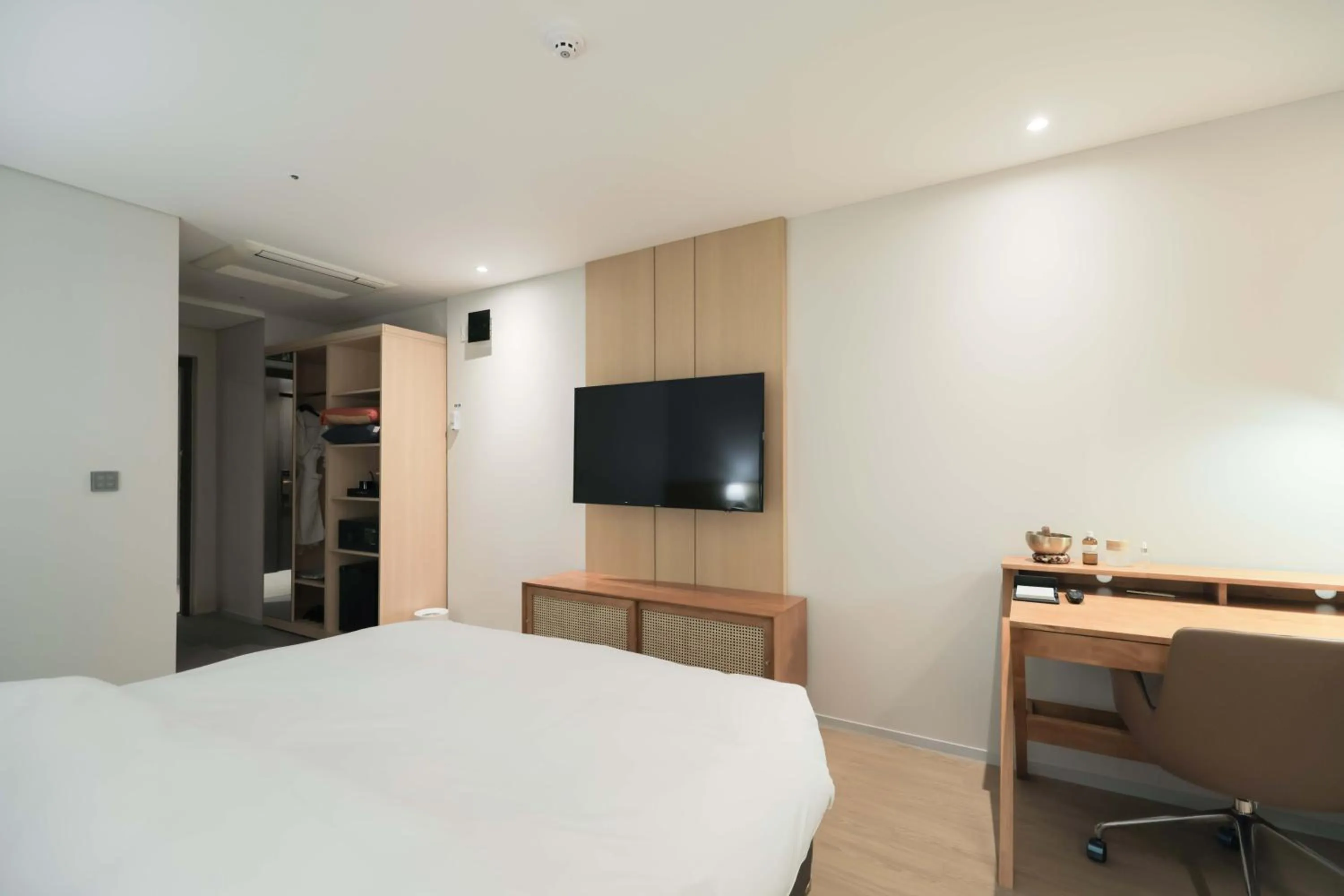 Bed in Aank Hotel Incheon Guwol