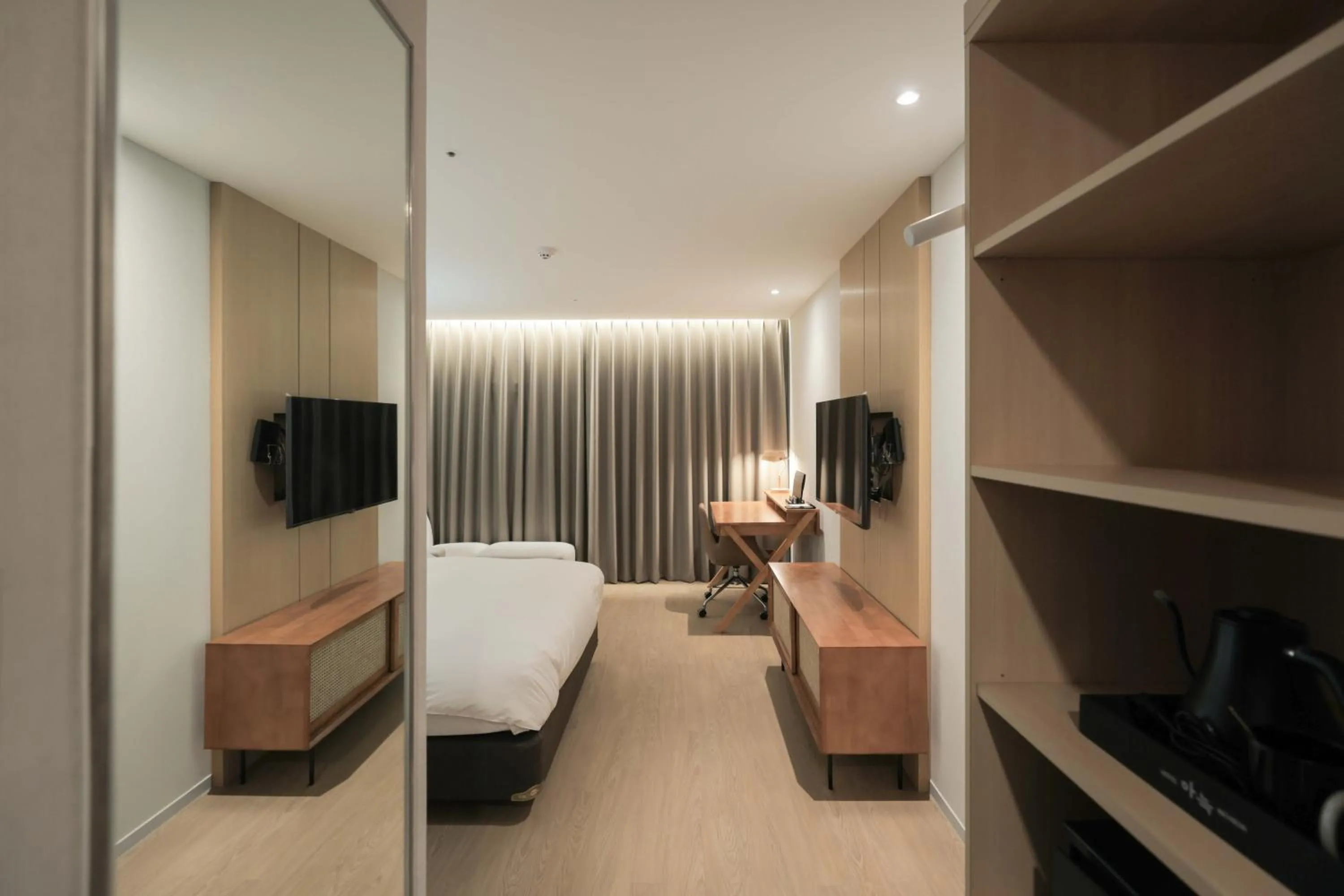 Bed in Aank Hotel Incheon Guwol