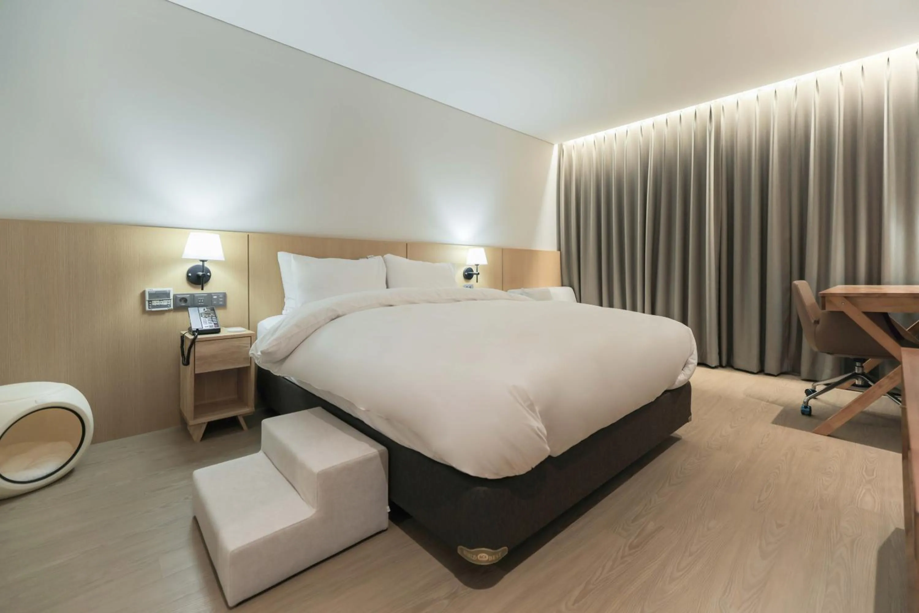 Bed in Aank Hotel Incheon Guwol