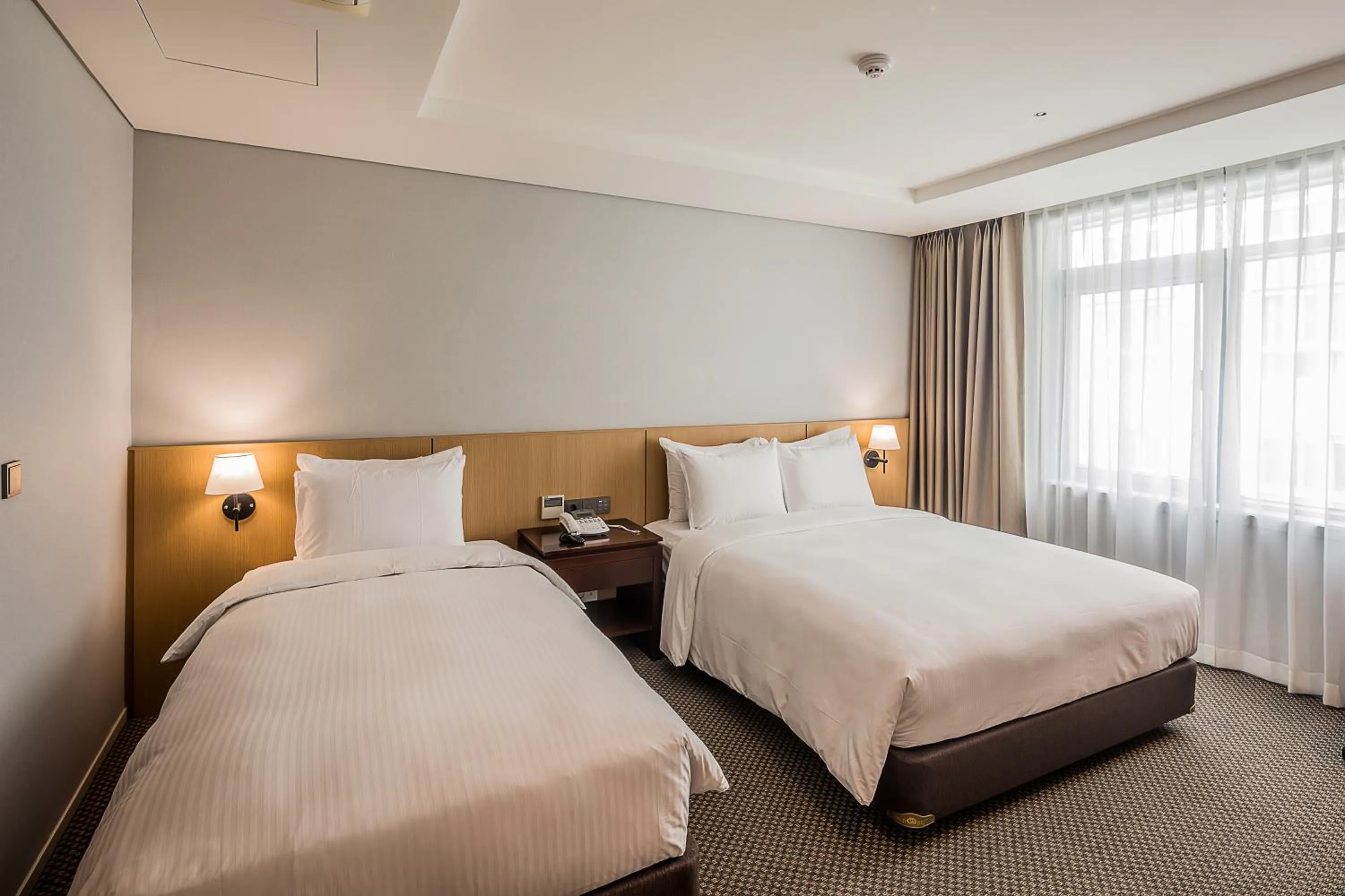 Bed in Aank Hotel Incheon Guwol