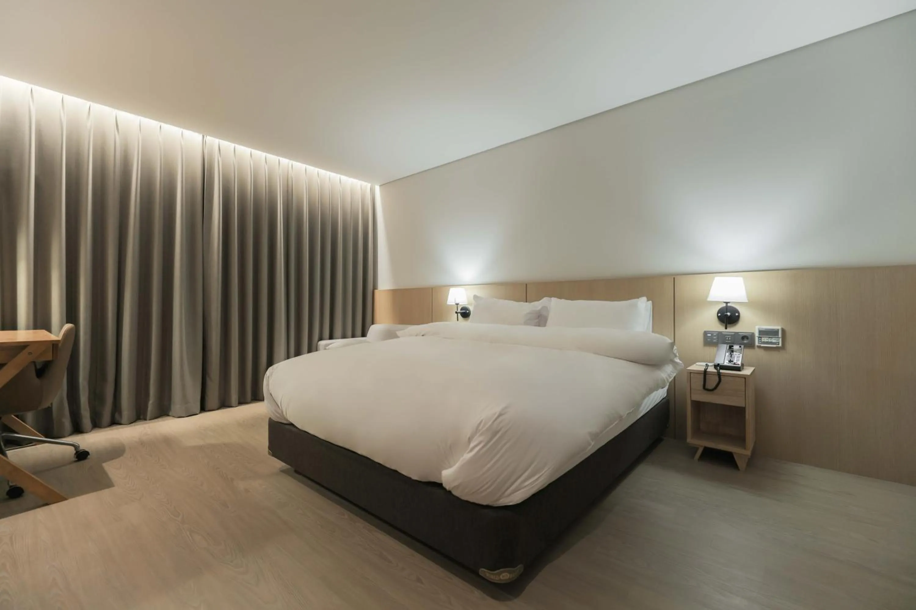 Bed in Aank Hotel Incheon Guwol
