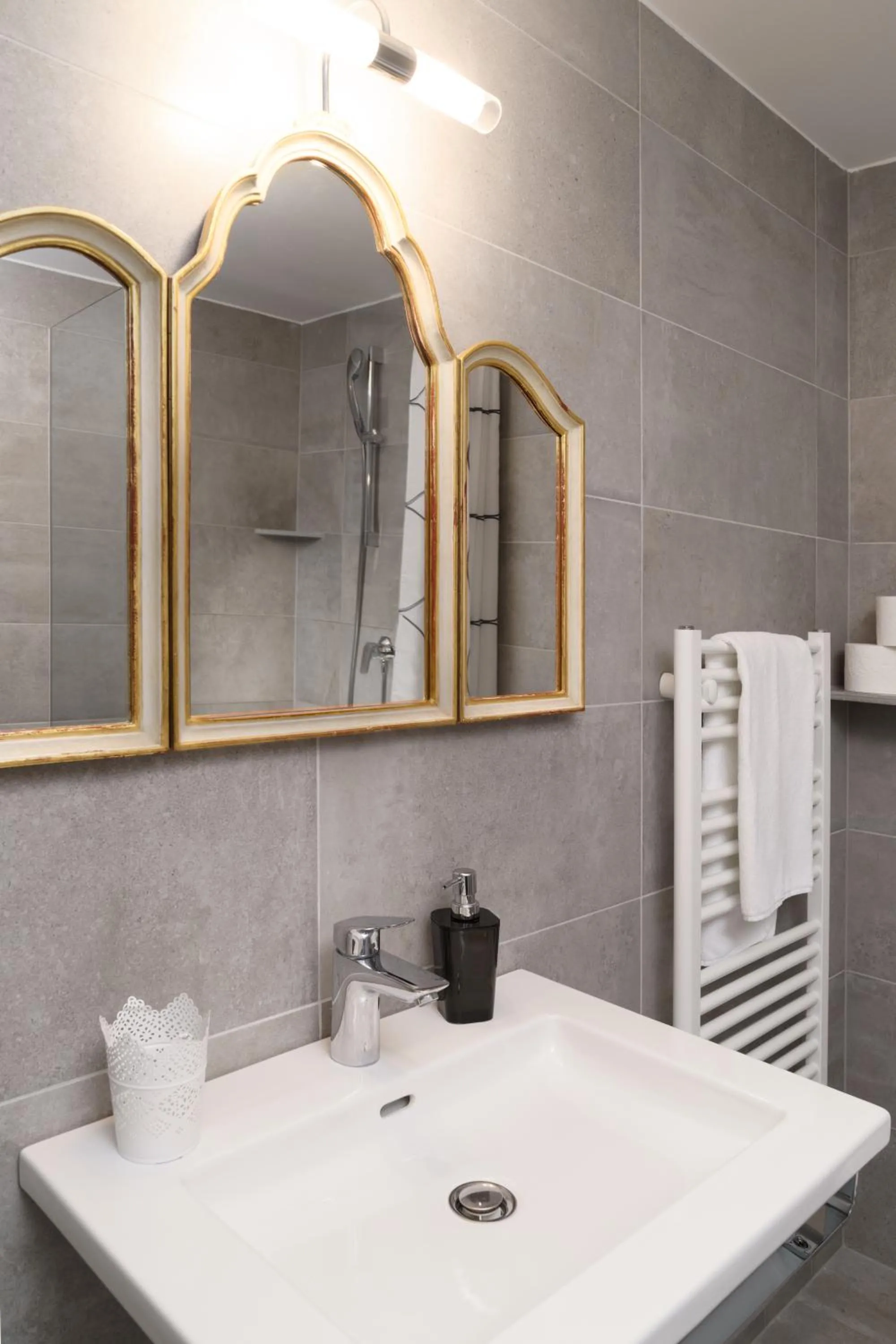 Bathroom in Apartments Golden Roof by Penz