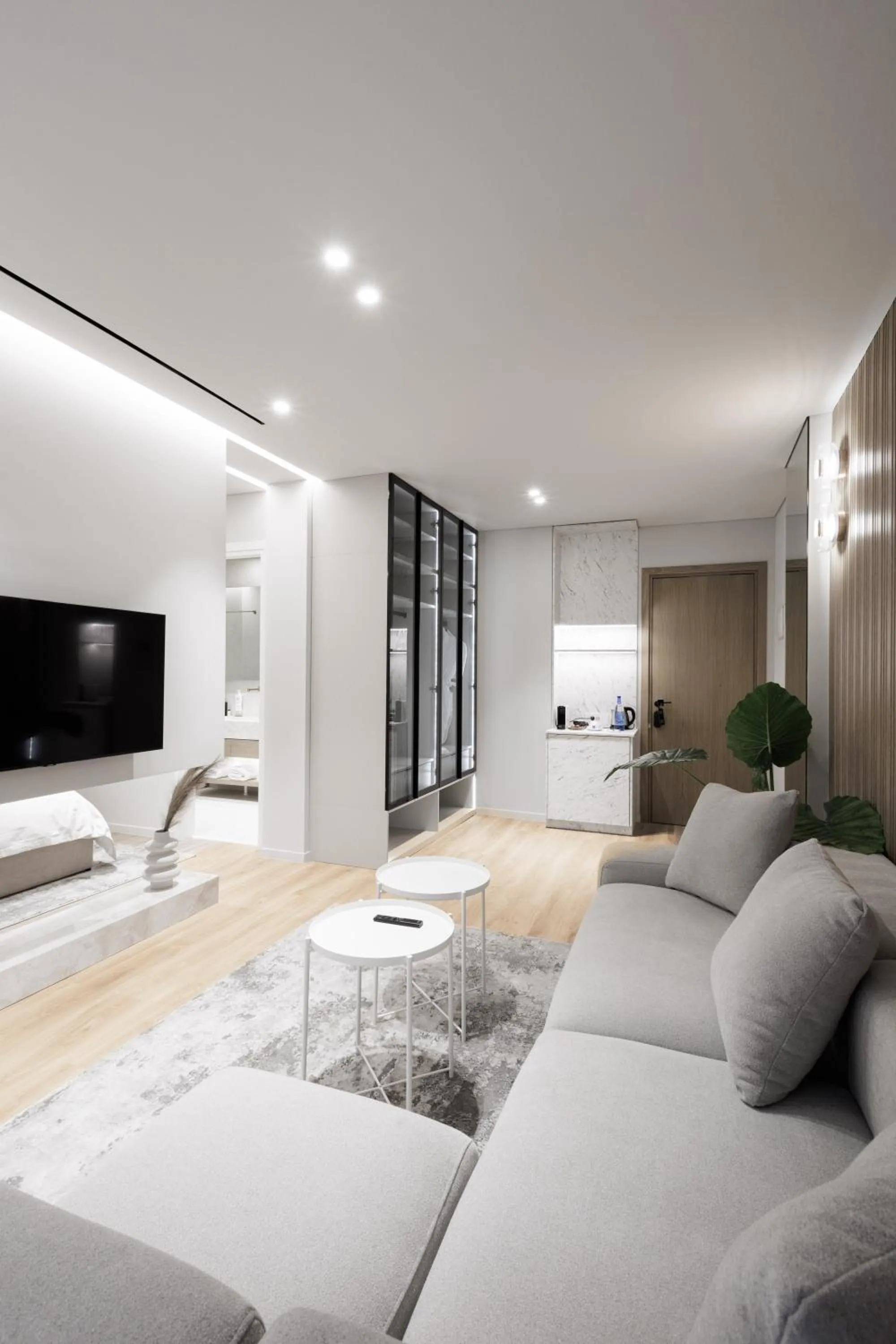 TV and multimedia, Bed in Nur Aparthotel Athens