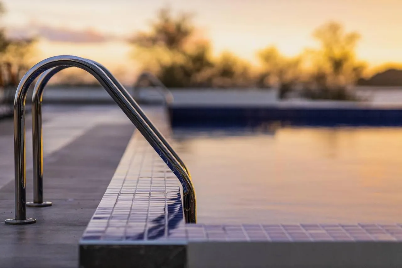 Pool view in Otres Beach Hotel