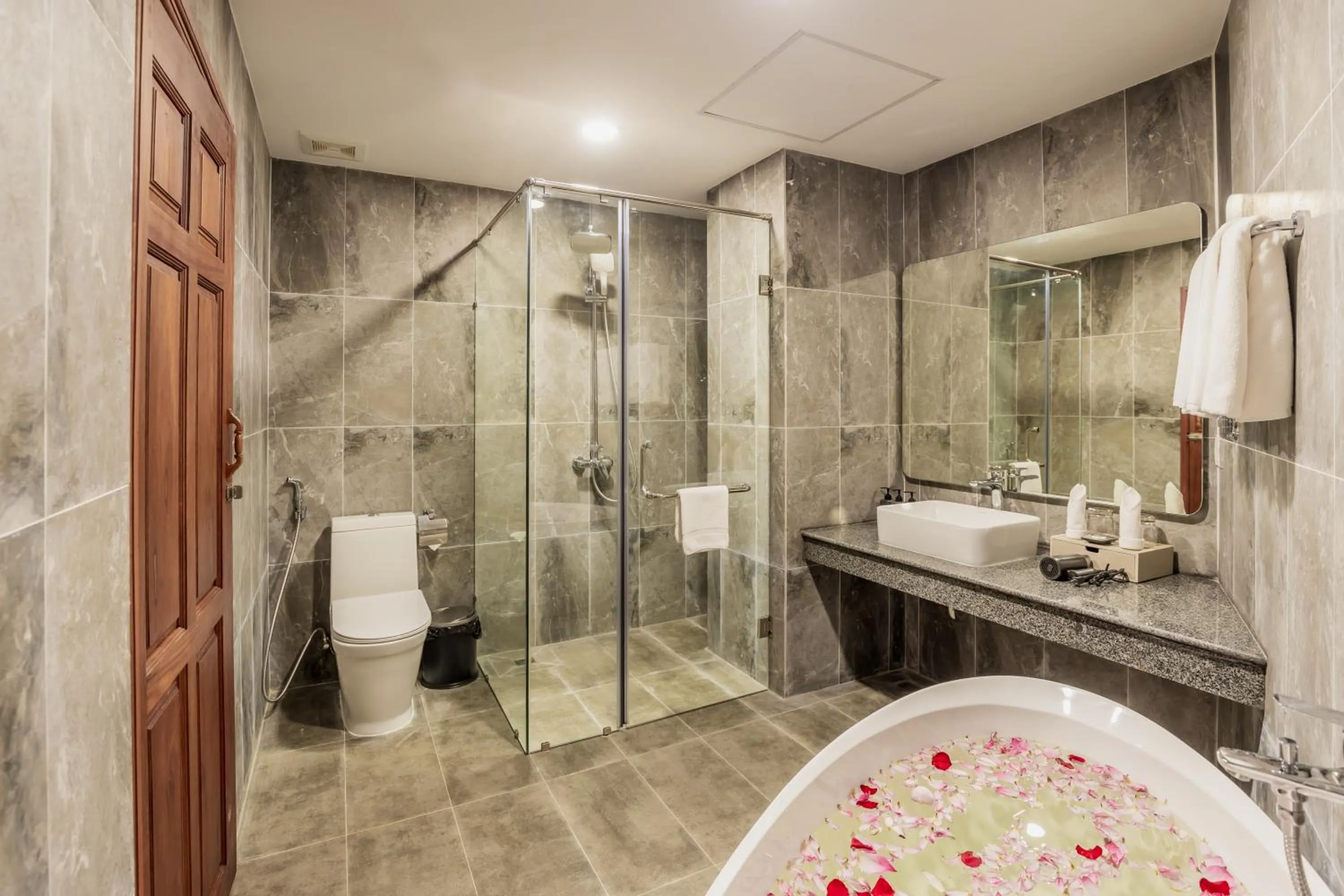 Shower in Otres Beach Hotel