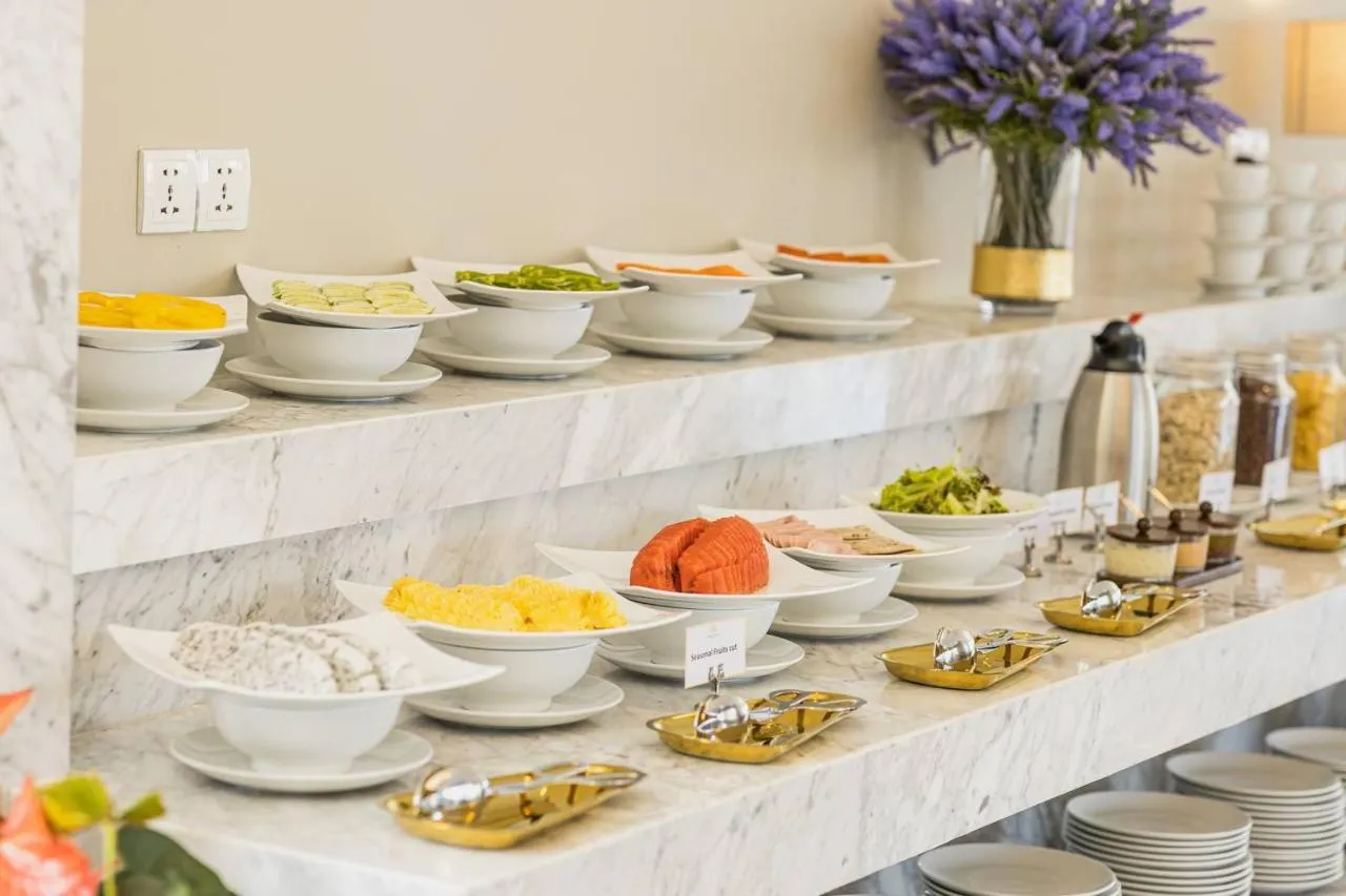 Continental breakfast in Otres Beach Hotel