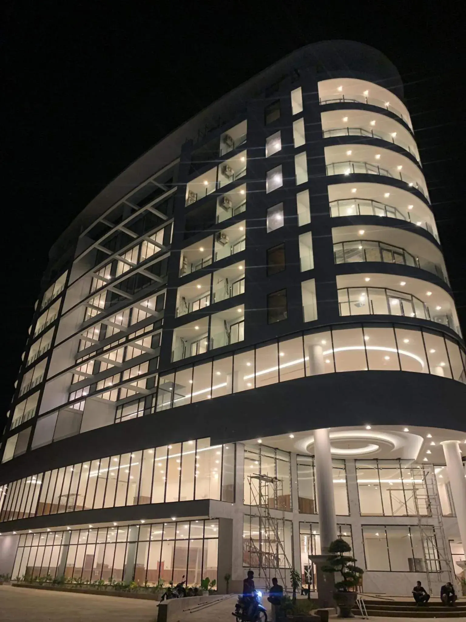 Property building in Otres Beach Hotel Property building in Otres Beach Hotel