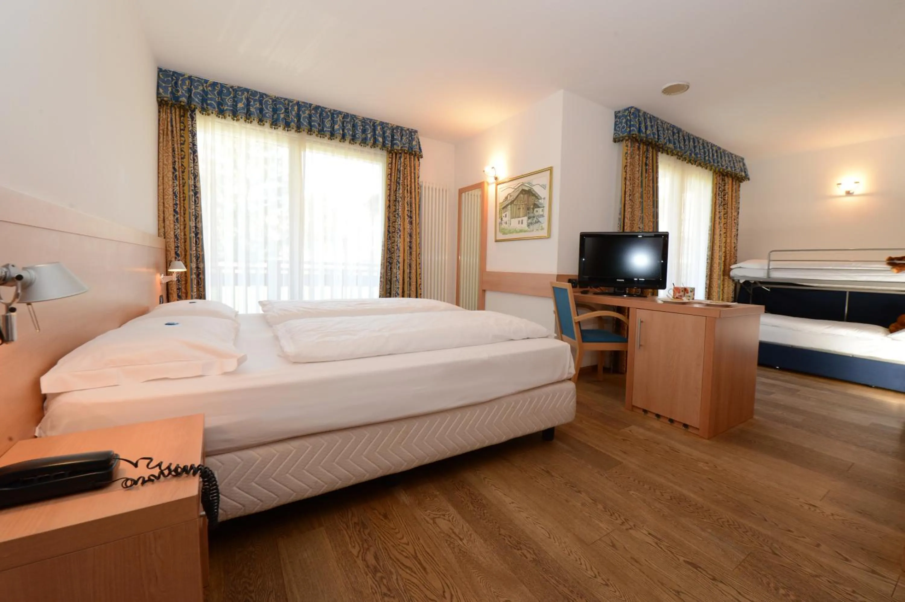 Bed in Hotel Los Andes