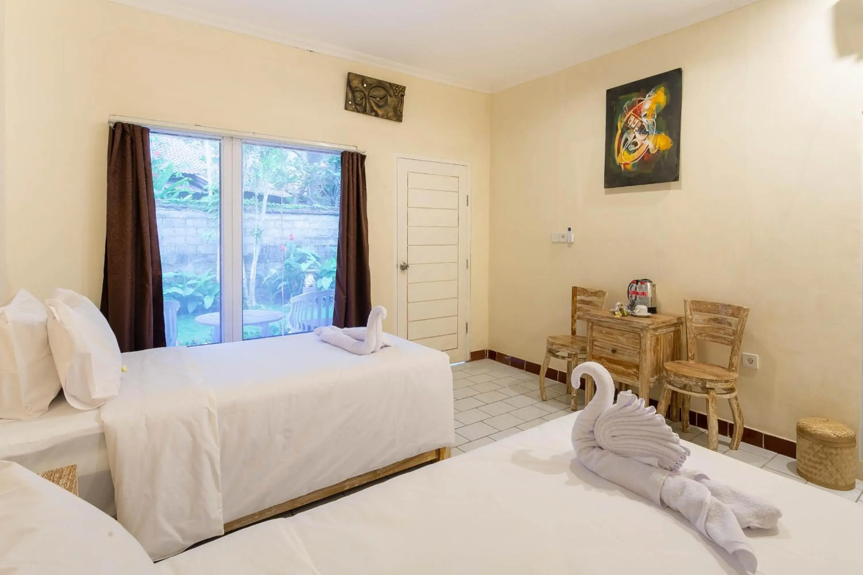 Bed in Utama Villas Beach Front Candidasa Bed in Utama Villas Beach Front Candidasa