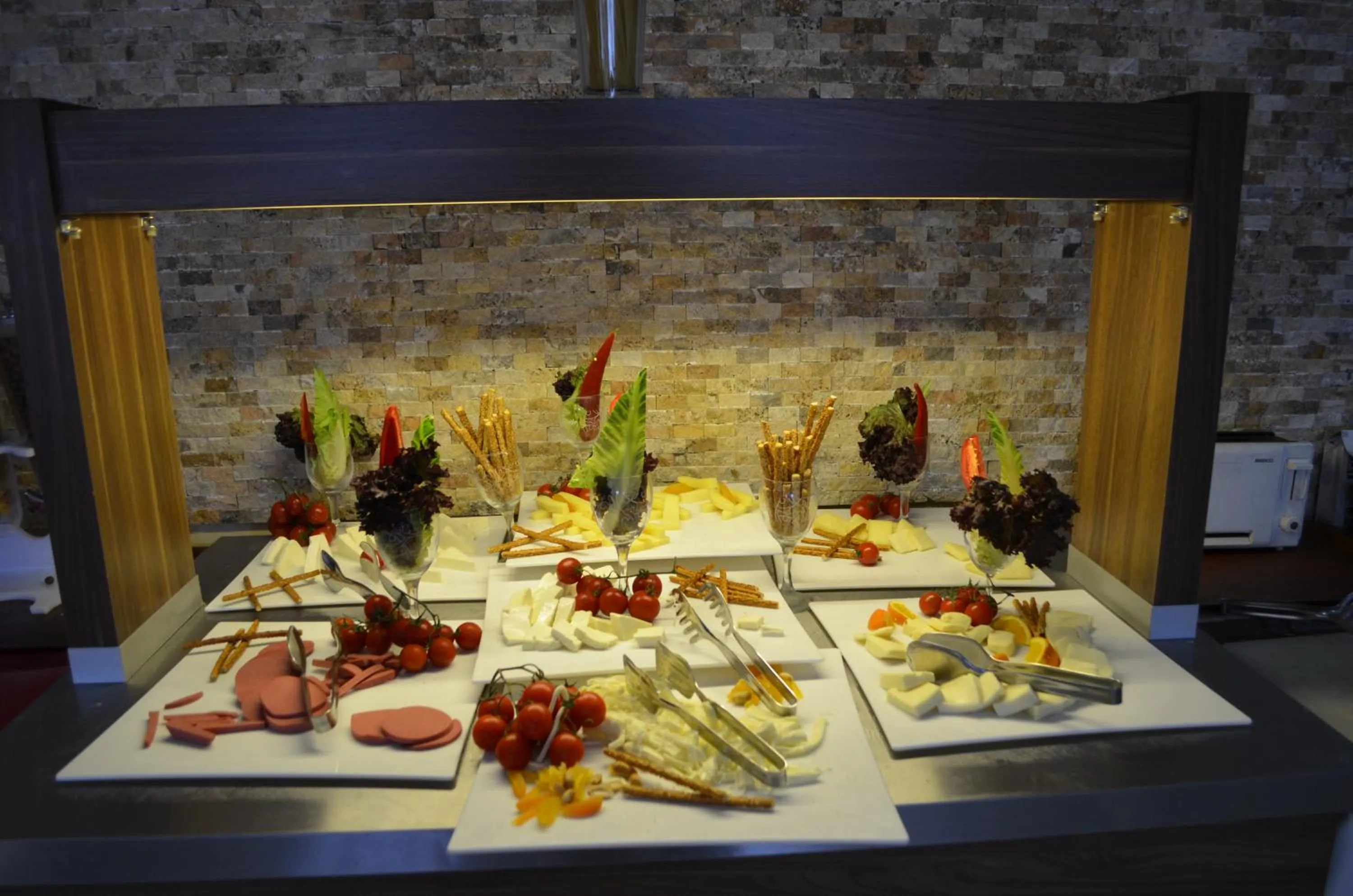 Buffet breakfast in Ayvalık Palas Hotel