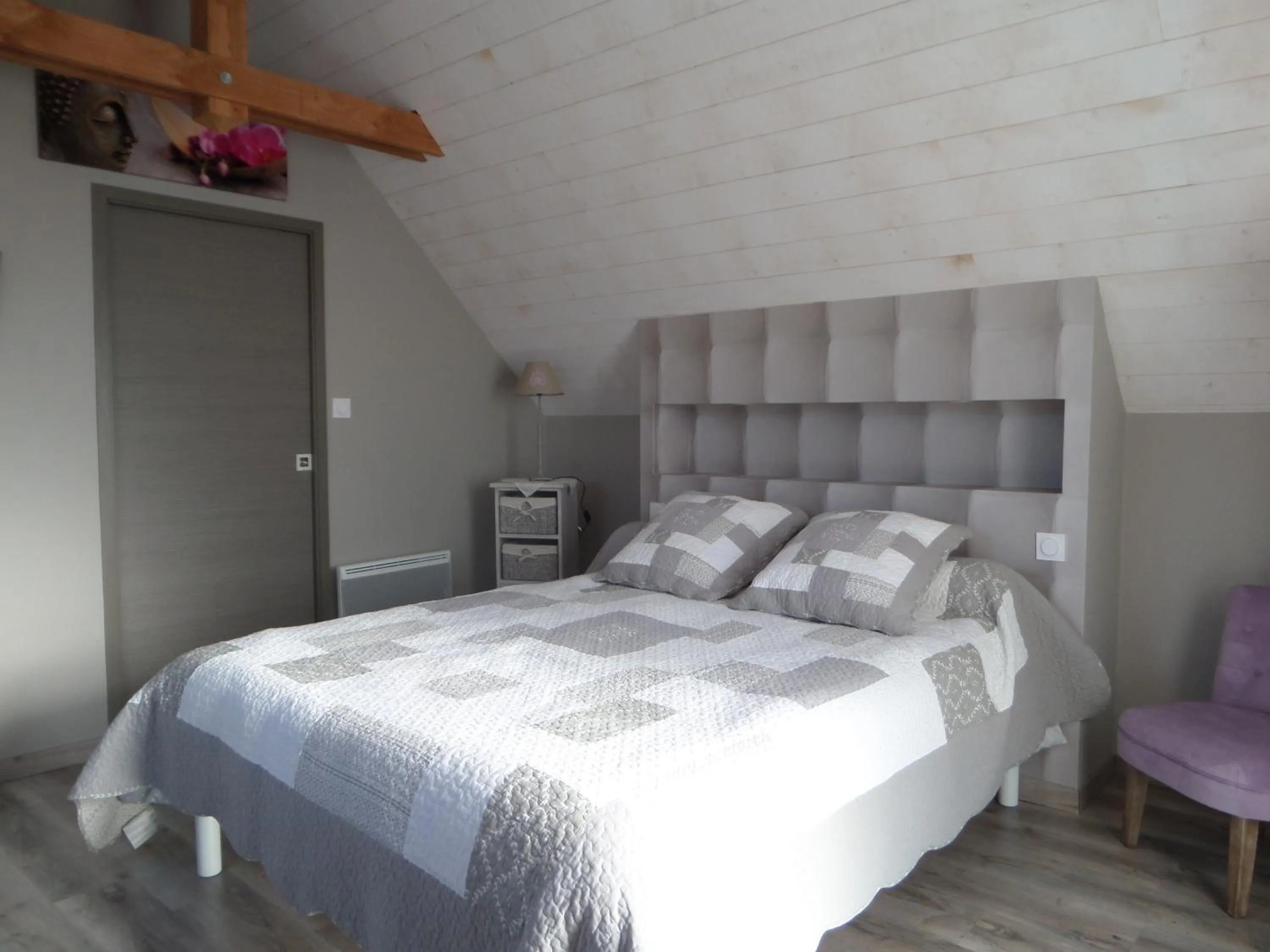 Bed in Les Gites de Kerdurod