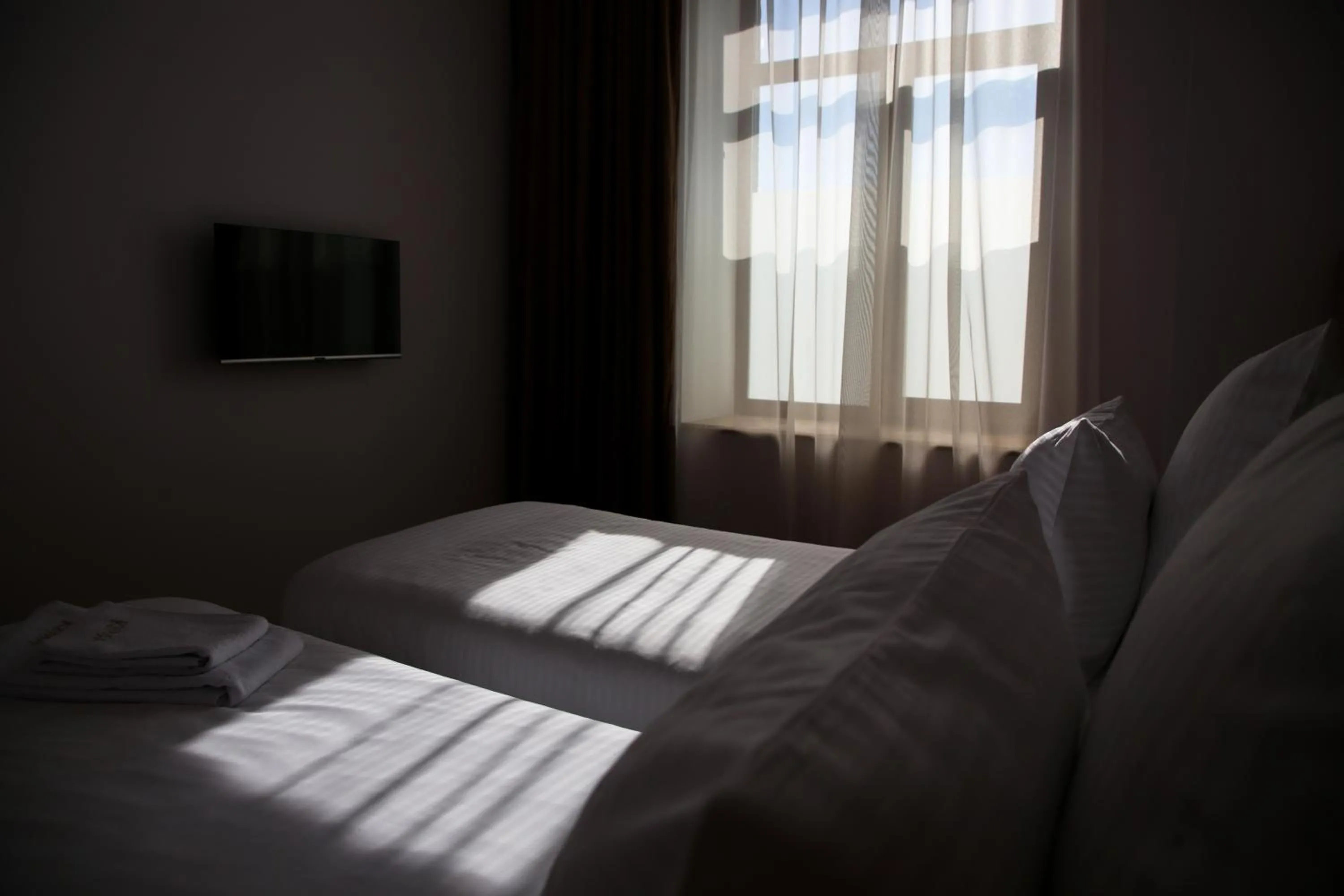 TV and multimedia, Bed in KUMA Hotel Gyumri