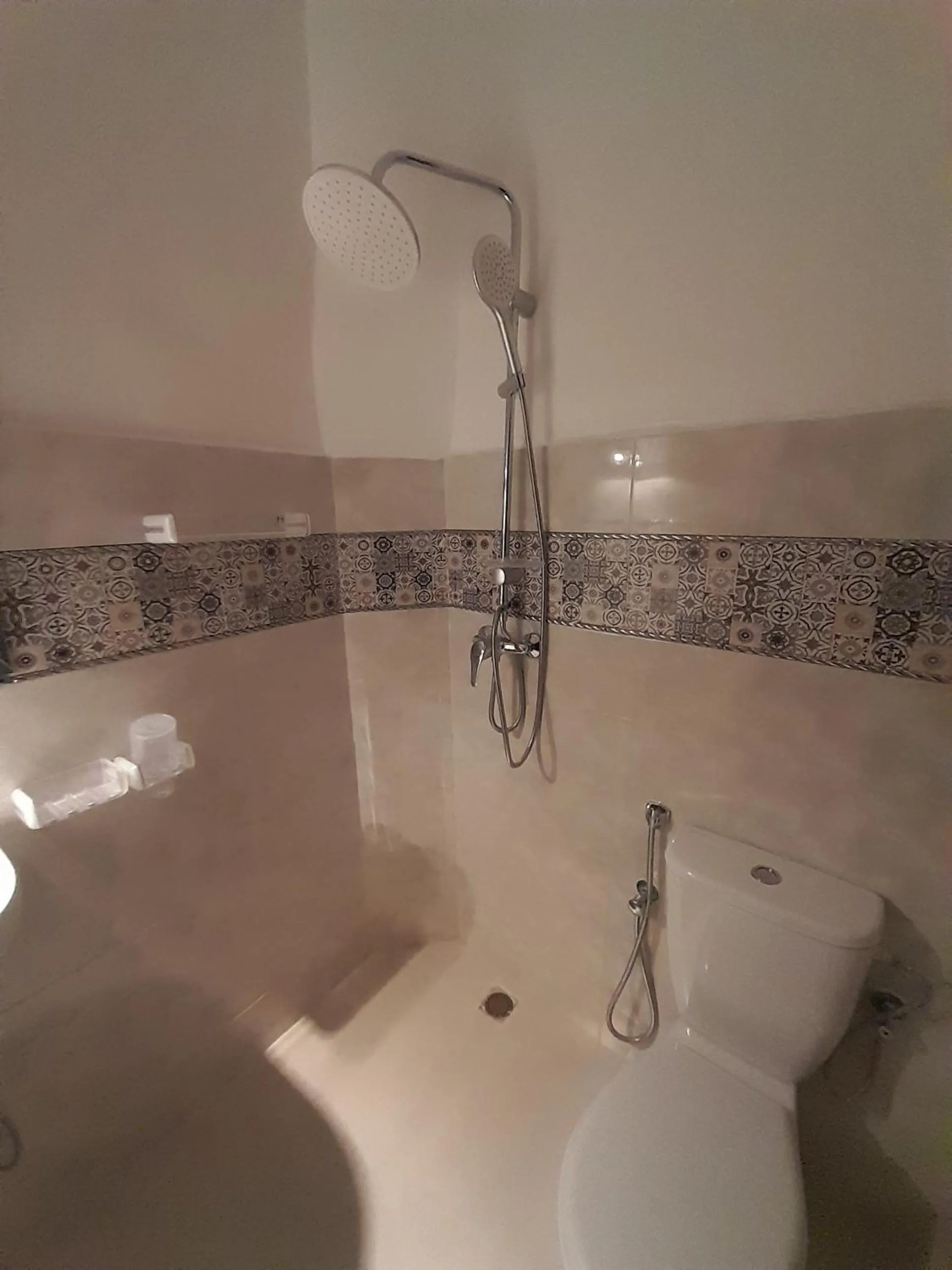 Shower in Hotel Mentaga