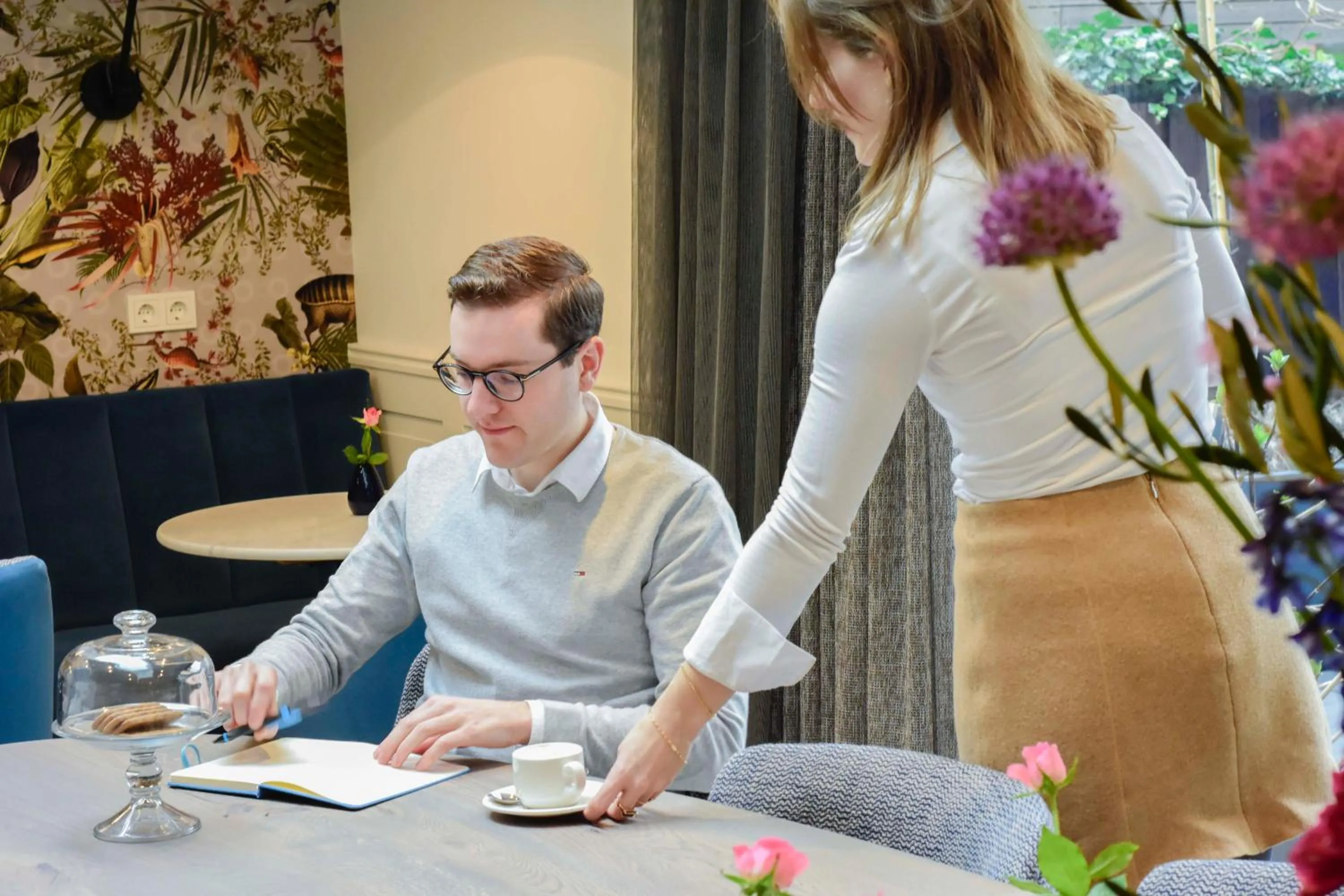 People in Hotel Asterisk, a family run hotel