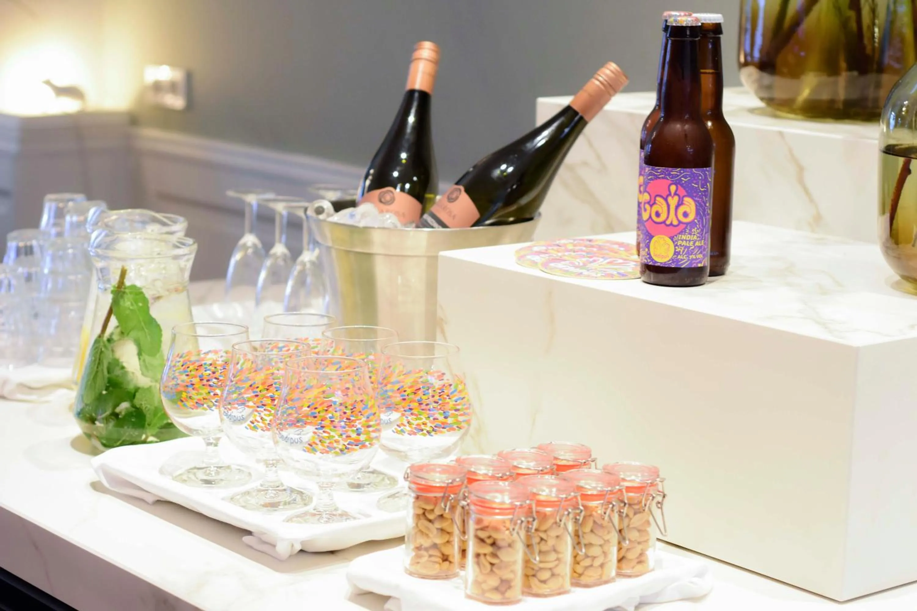 Food and drinks in Hotel Asterisk, a family run hotel