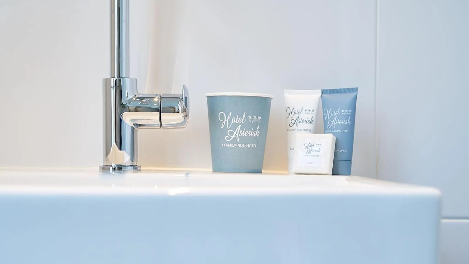 Bathroom in Hotel Asterisk, a family run hotel
