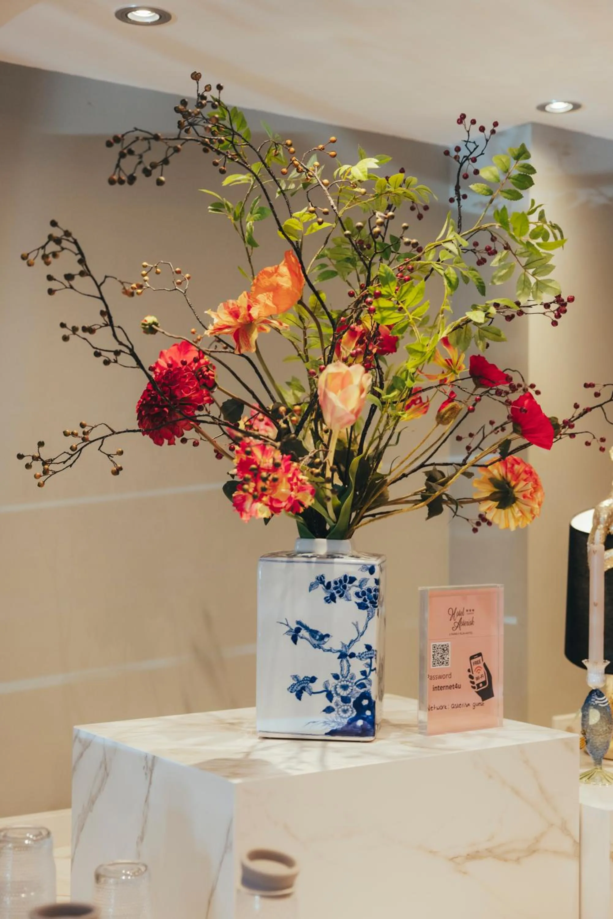 Lobby or reception in Hotel Asterisk, a family run hotel