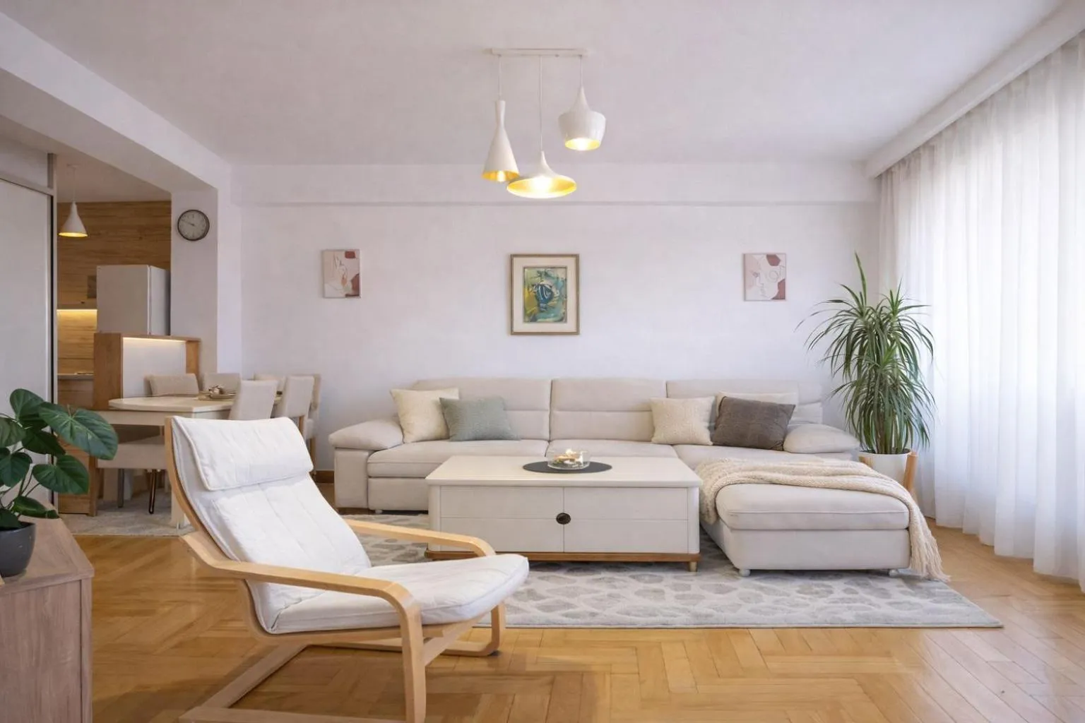 Living room in Urban Serviced Apartments