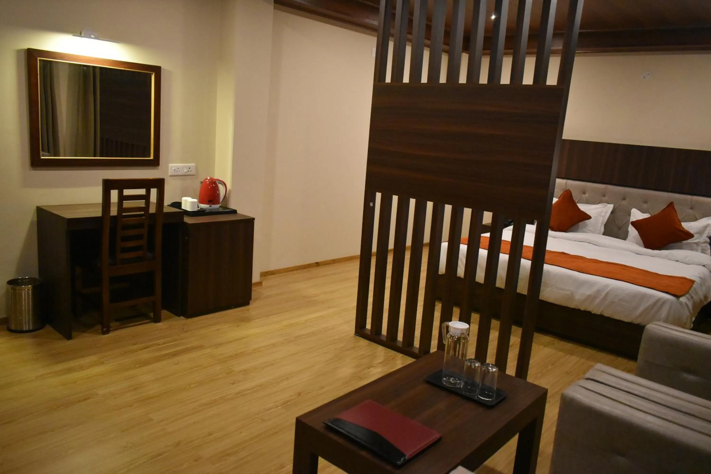 Bed in Keswani Group Tashi Heritage Hotel & Resort