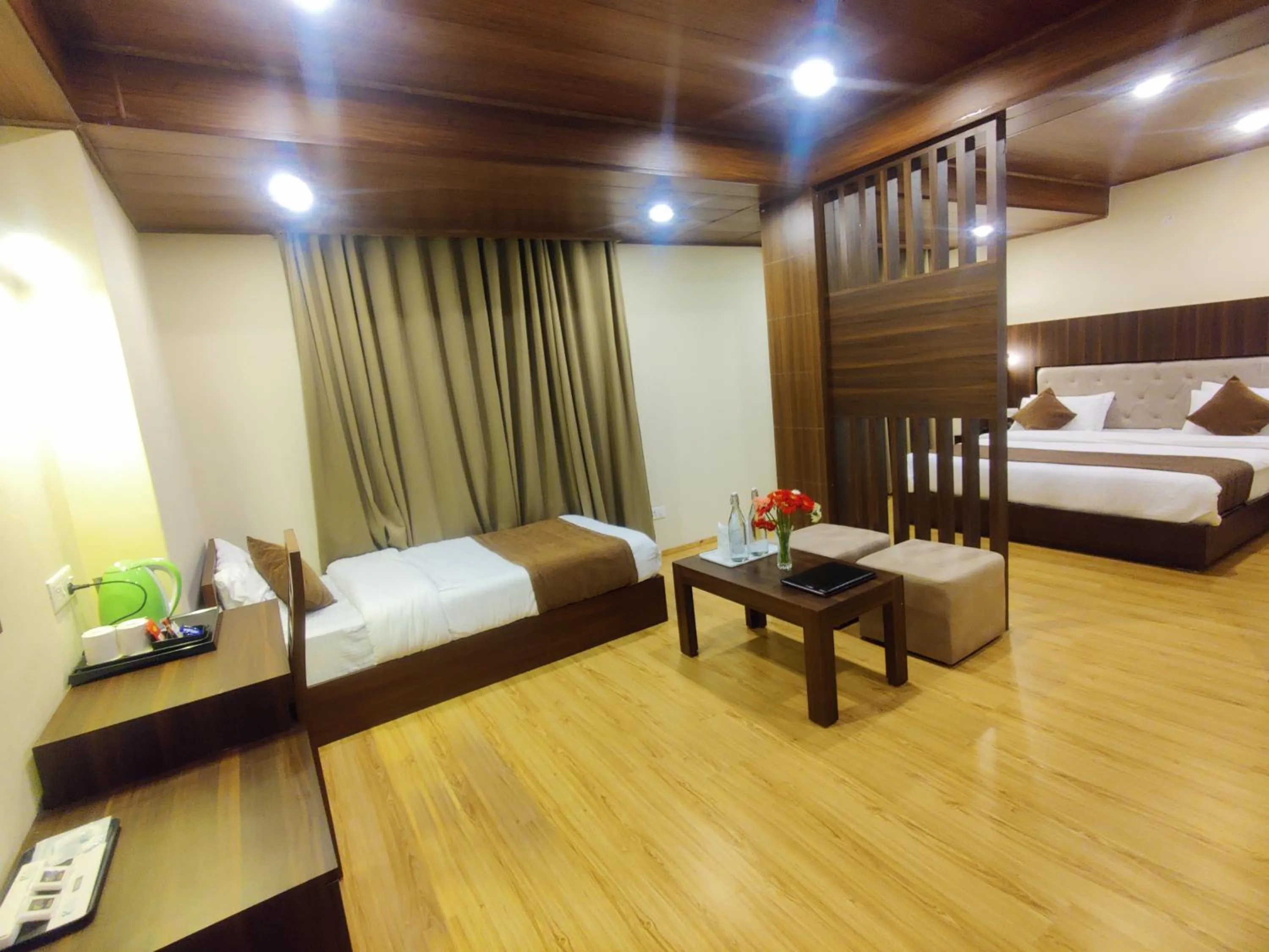 Bed in Keswani Group Tashi Heritage Hotel & Resort