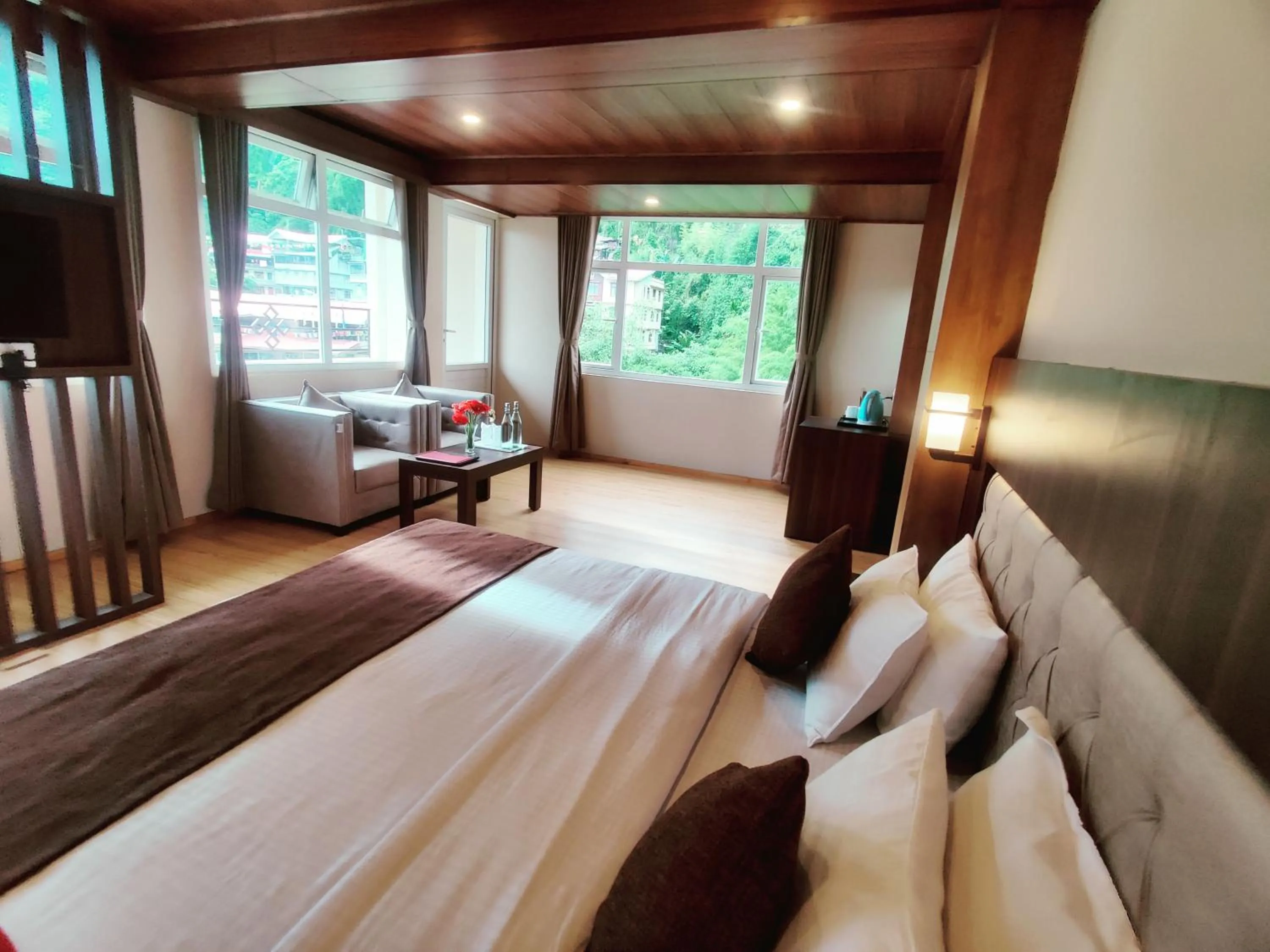 Photo of the whole room, Bed in Keswani Group Tashi Heritage Hotel & Resort