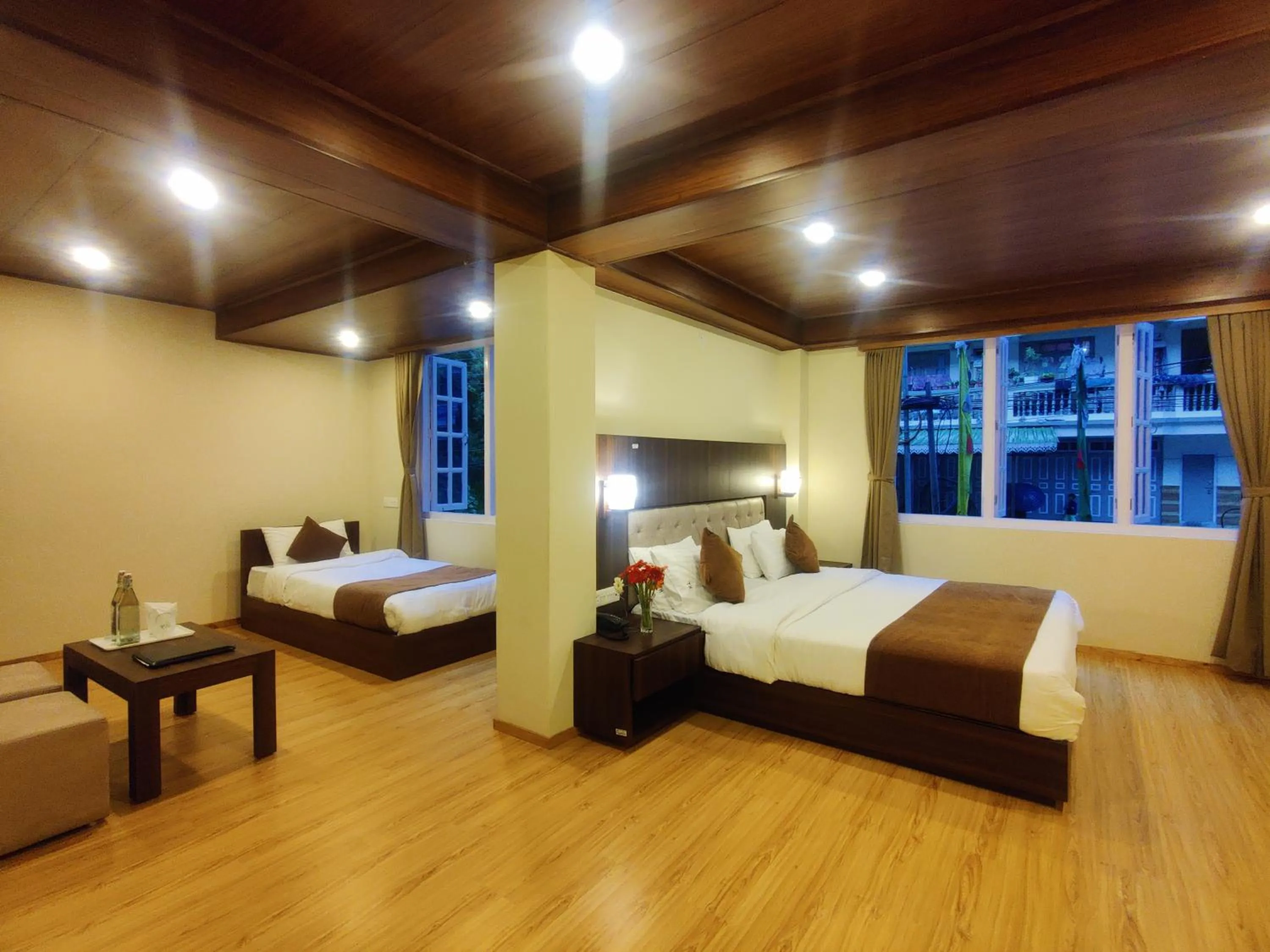 Bed in Keswani Group Tashi Heritage Hotel & Resort