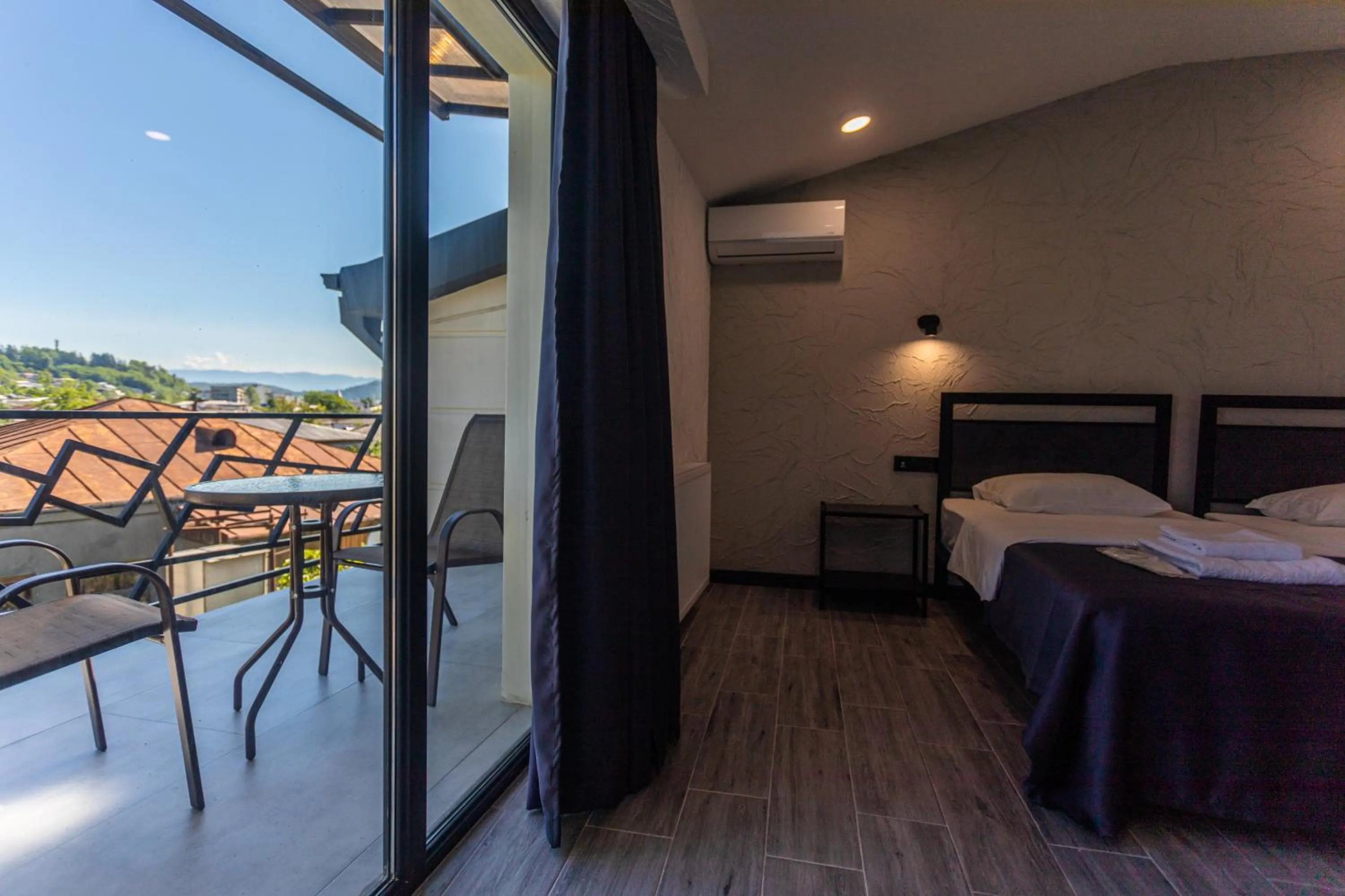 View (from property/room), Bed in Hotel West Way