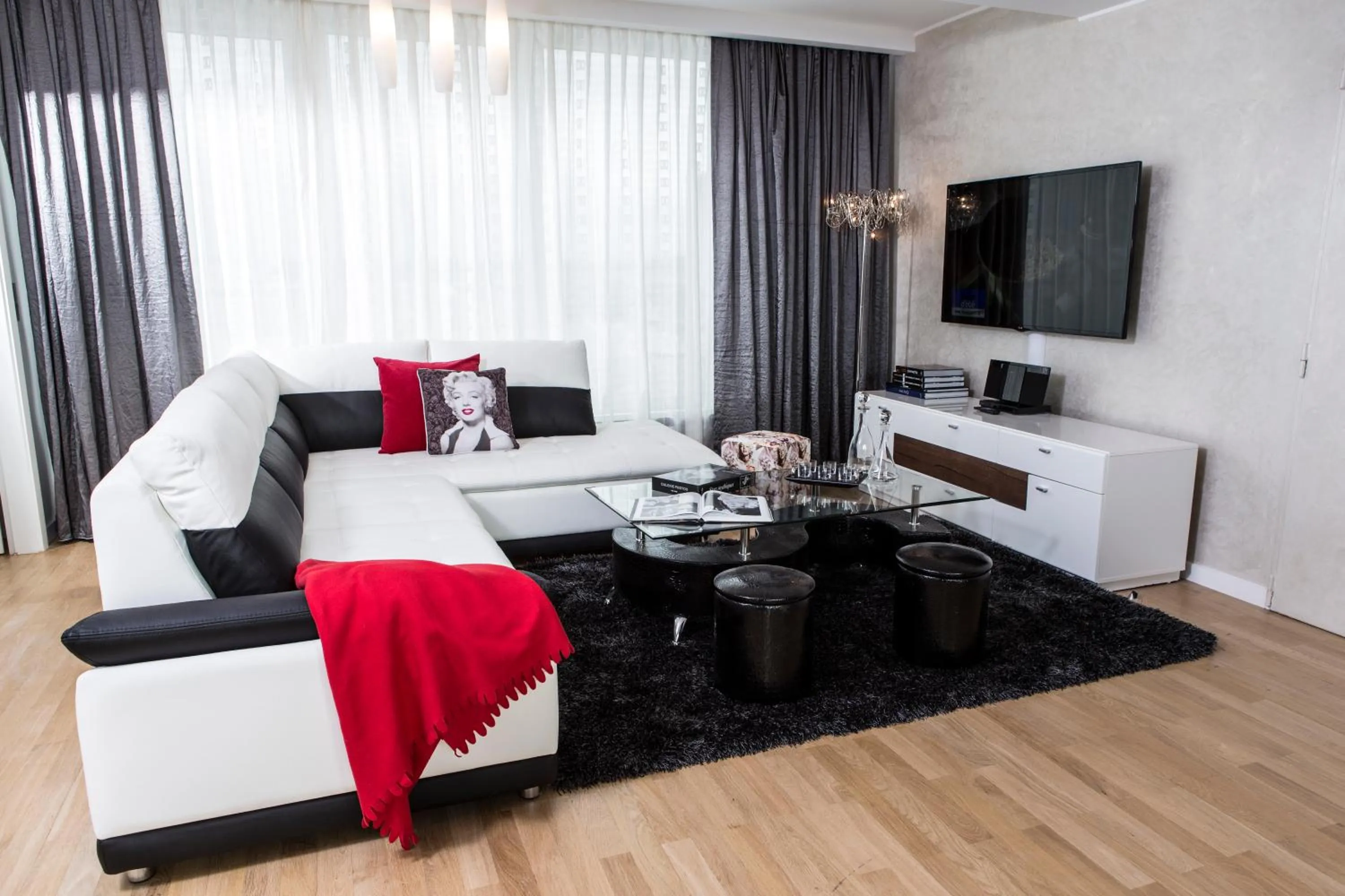 Seating area in The Queen Luxury Apartments - Villa Marilyn