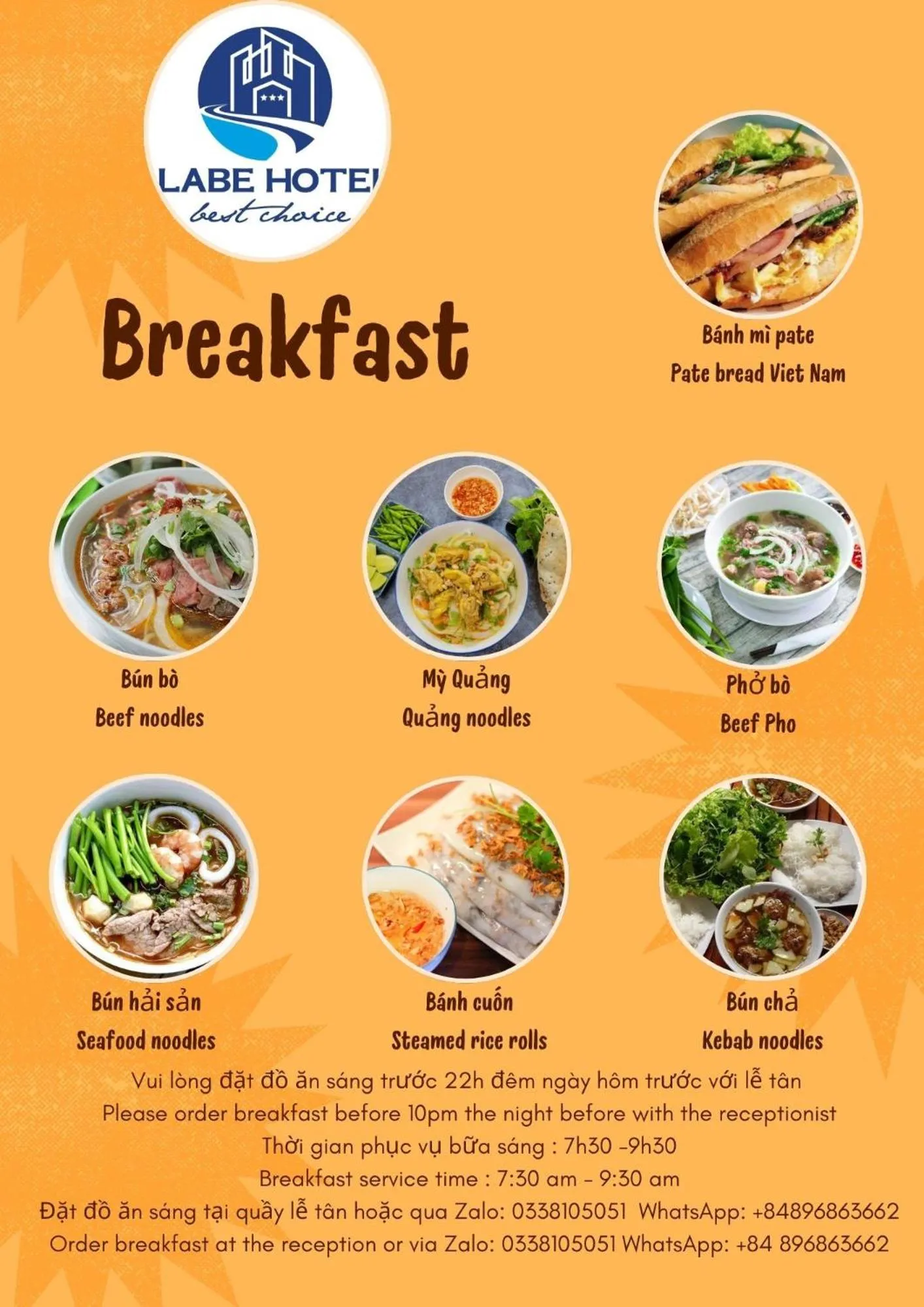 Food and drinks in LABE Hotel Phu Quoc