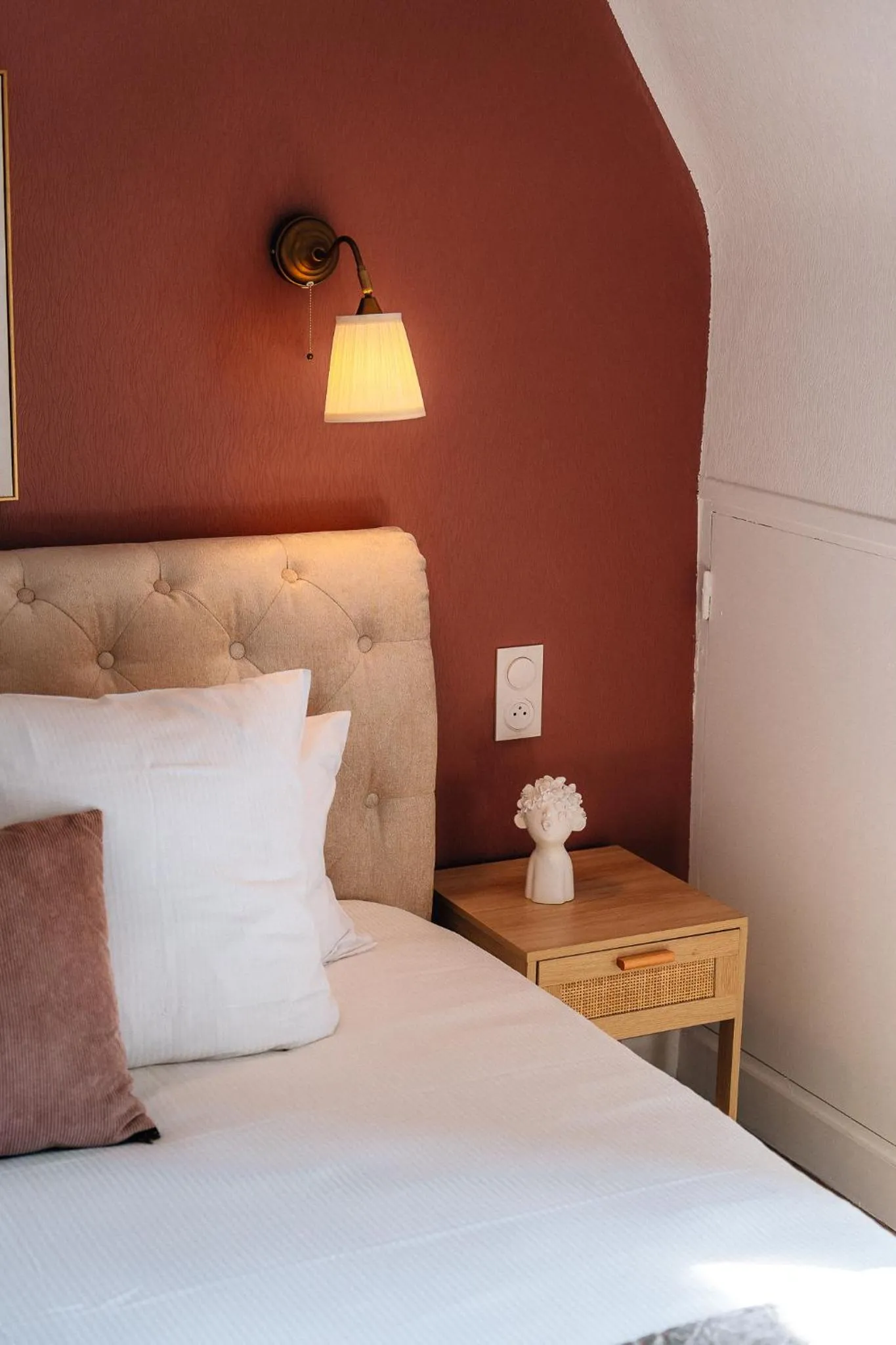 Bed in Hôtel l'Abbaye