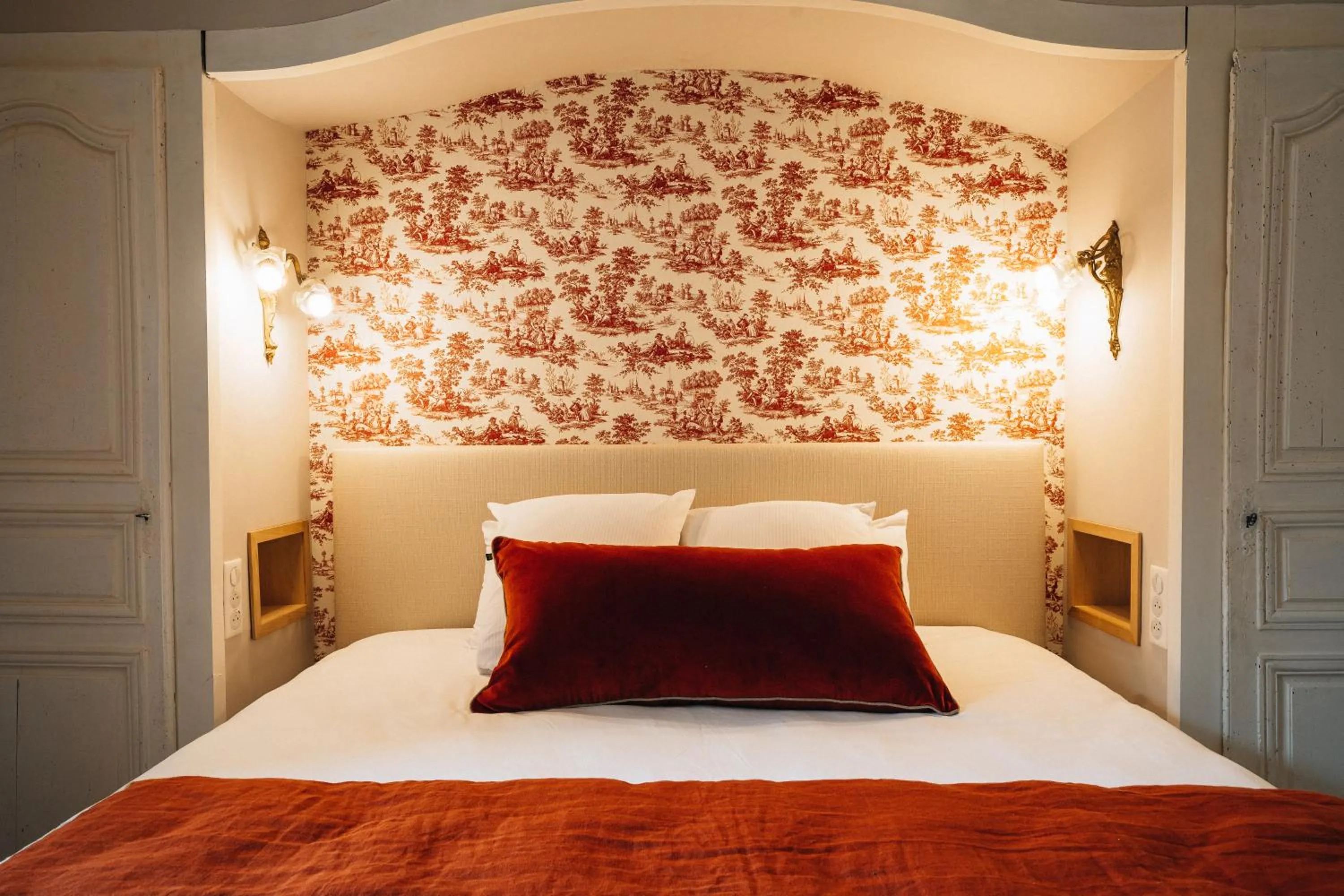 Bed in Hôtel l'Abbaye