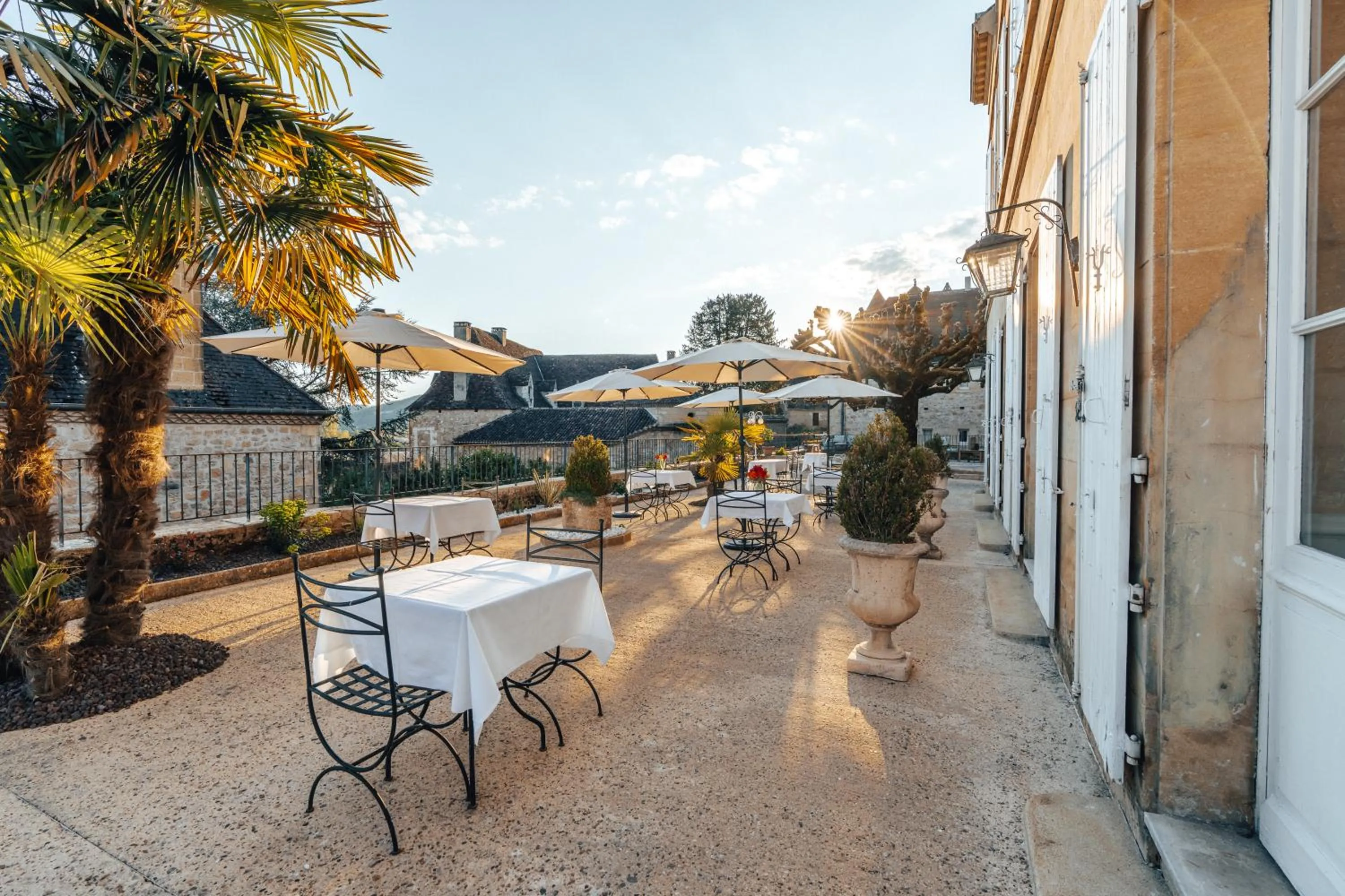 Balcony/Terrace in Hôtel l'Abbaye