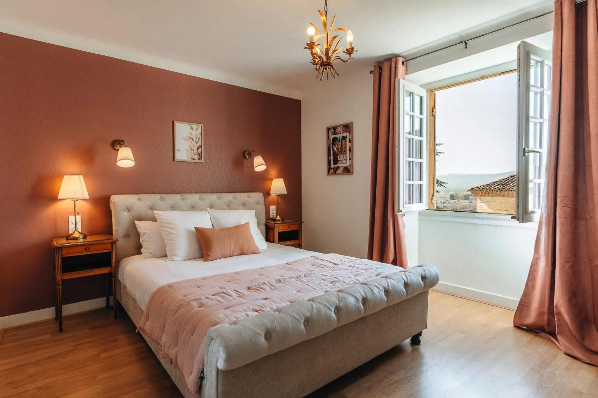 Bed in Hôtel l'Abbaye