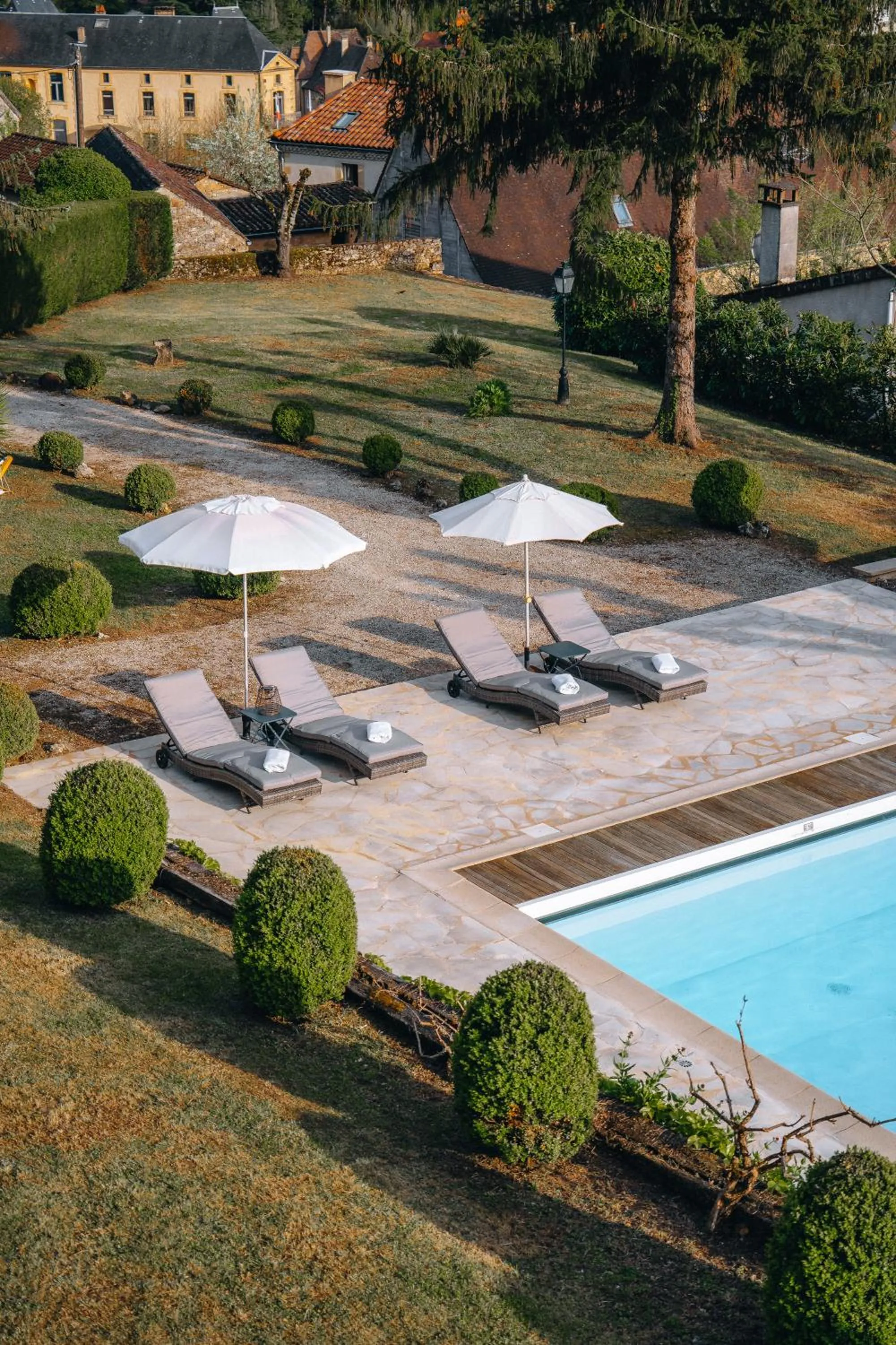 Garden in Hôtel l'Abbaye